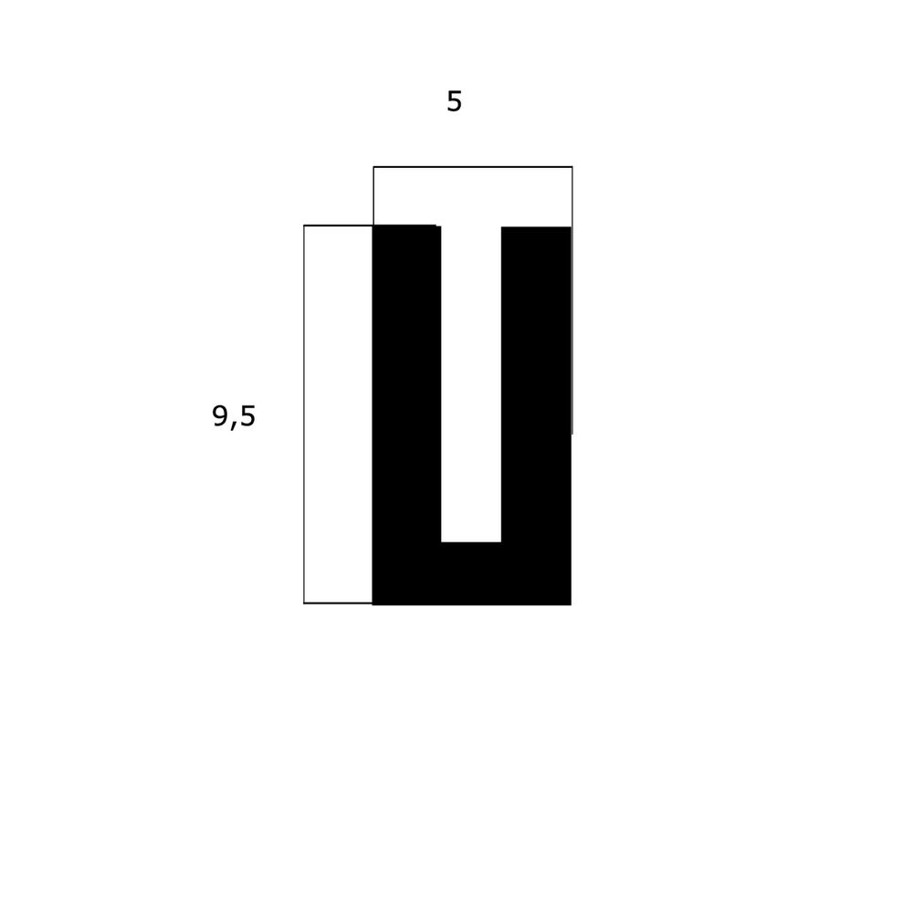 Kantenschutz - Kantenschutzprofil | Höhe: 9,5 mm | Farbe: schwarz