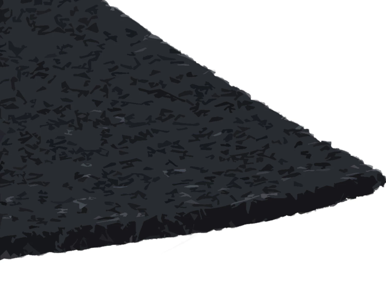 schwarze Gummimatte