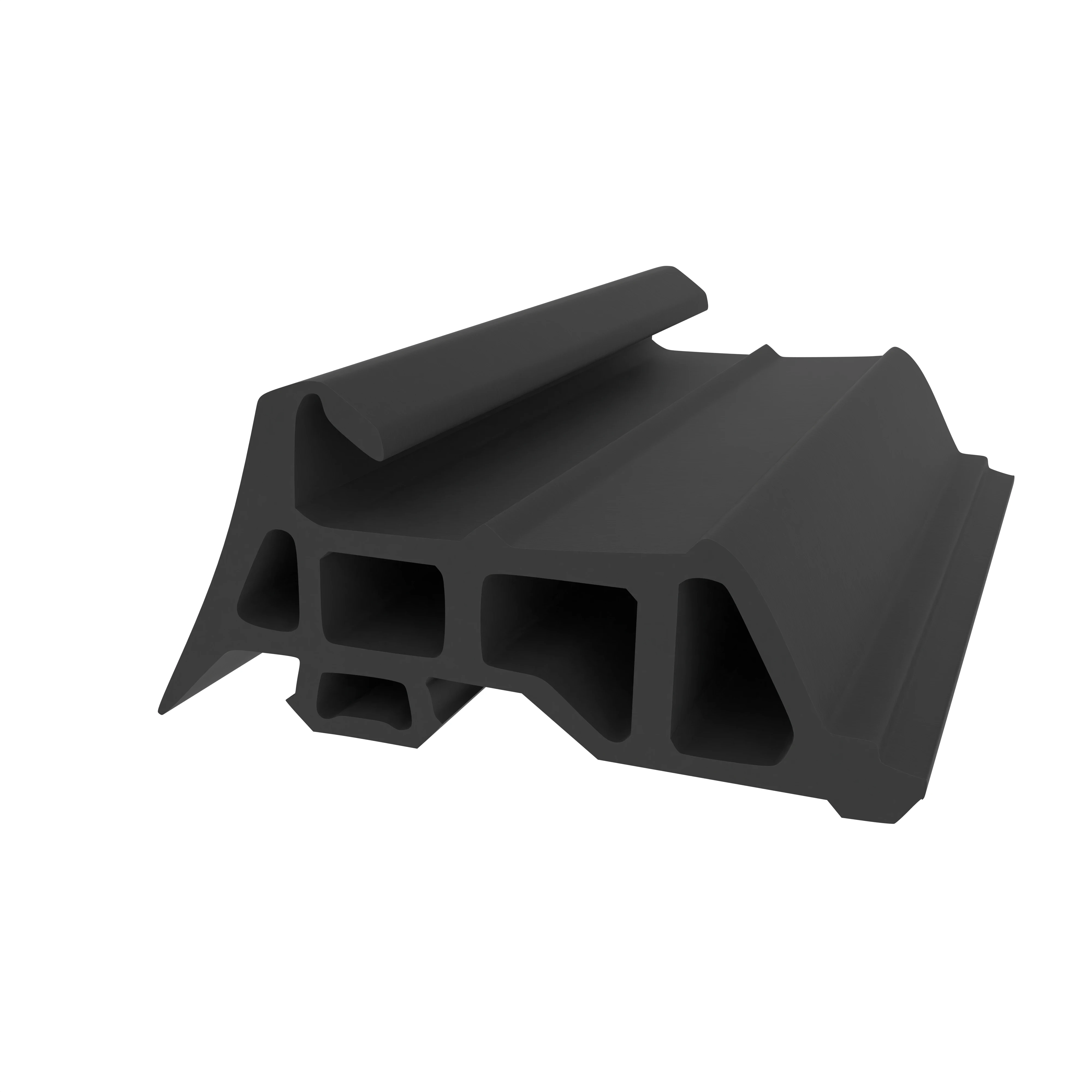 Mitteldichtungen - Mitteldichtung für Metall- und Kunststofffenster | 20 mm Höhe | Farbe: schwarz
