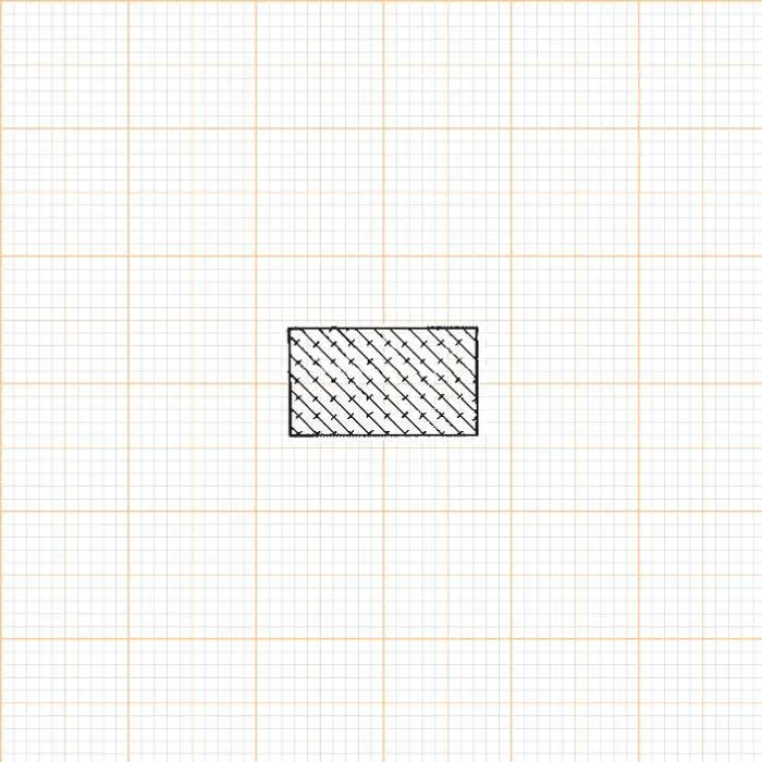 Moosgummi - Moosgummidichtung vierkant | 15 mm Breite | Farbe: grau