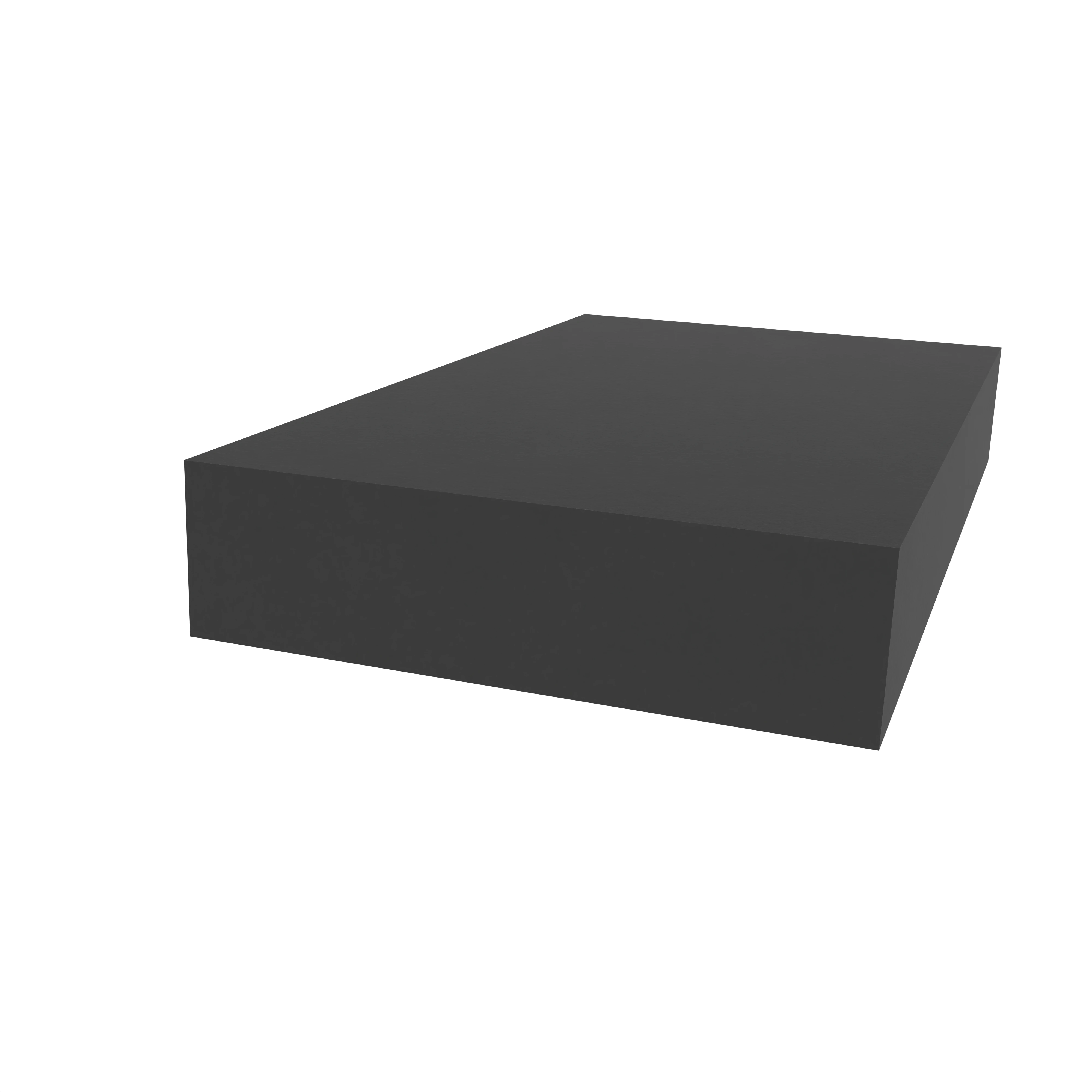 Moosgummi - Moosgummidichtung vierkant | 30 mm Breite | Farbe: schwarz