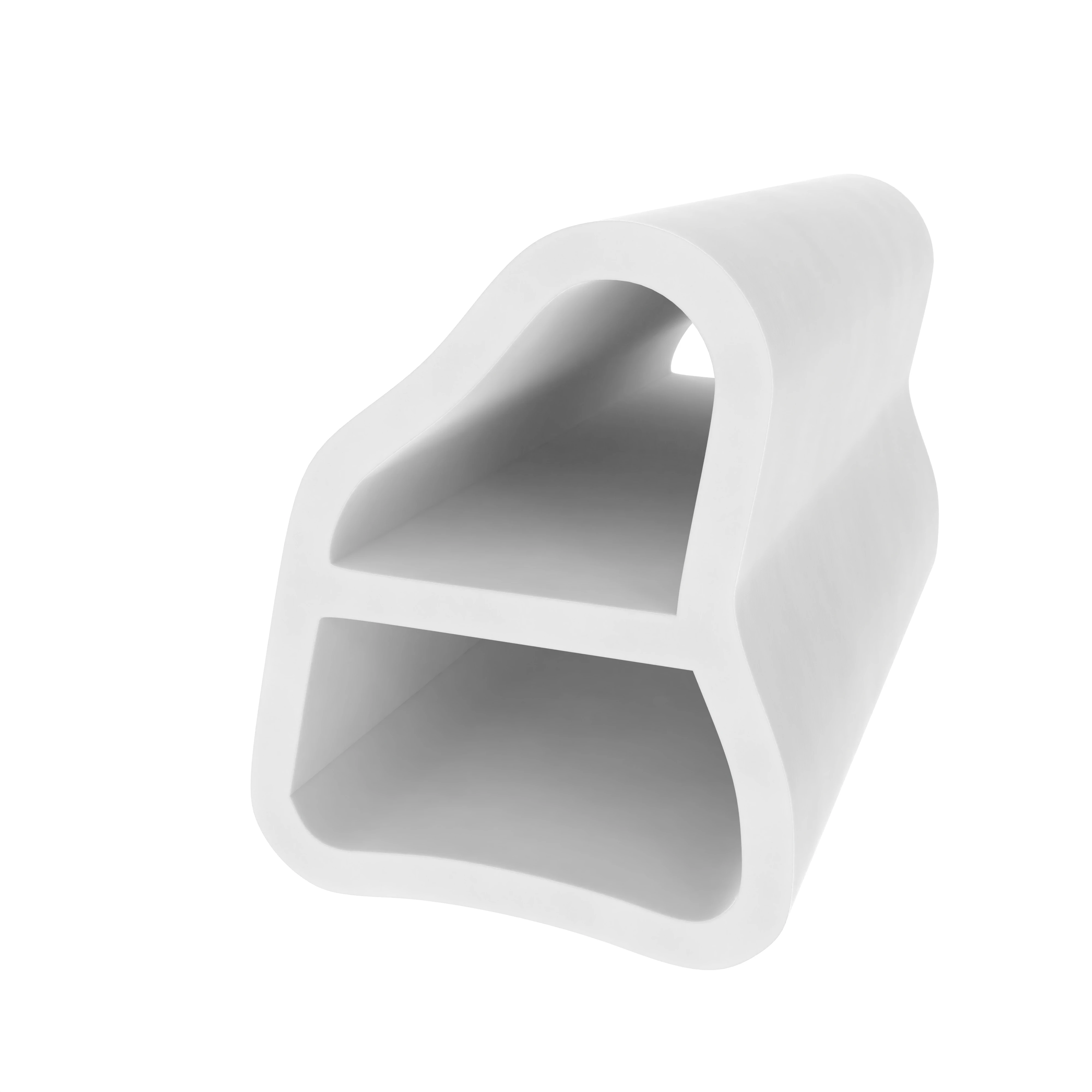 Türrahmen Dichtung - Stahlzargendichtung für Metallzargen | 15,5 mm Höhe | Farbe: weiß