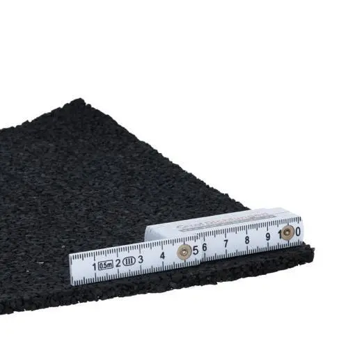 Anti-Vibrationsmatten - Granulatmatte mit grober Struktur | Dicke: 8 mm | Breite: 1250 mm