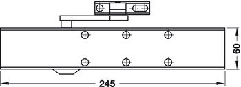Türöffner & Türschließer - Obentürschließer Dorma TS 83 | Schließkraft: 3–6 nach EN 1154 | Farbe: silber