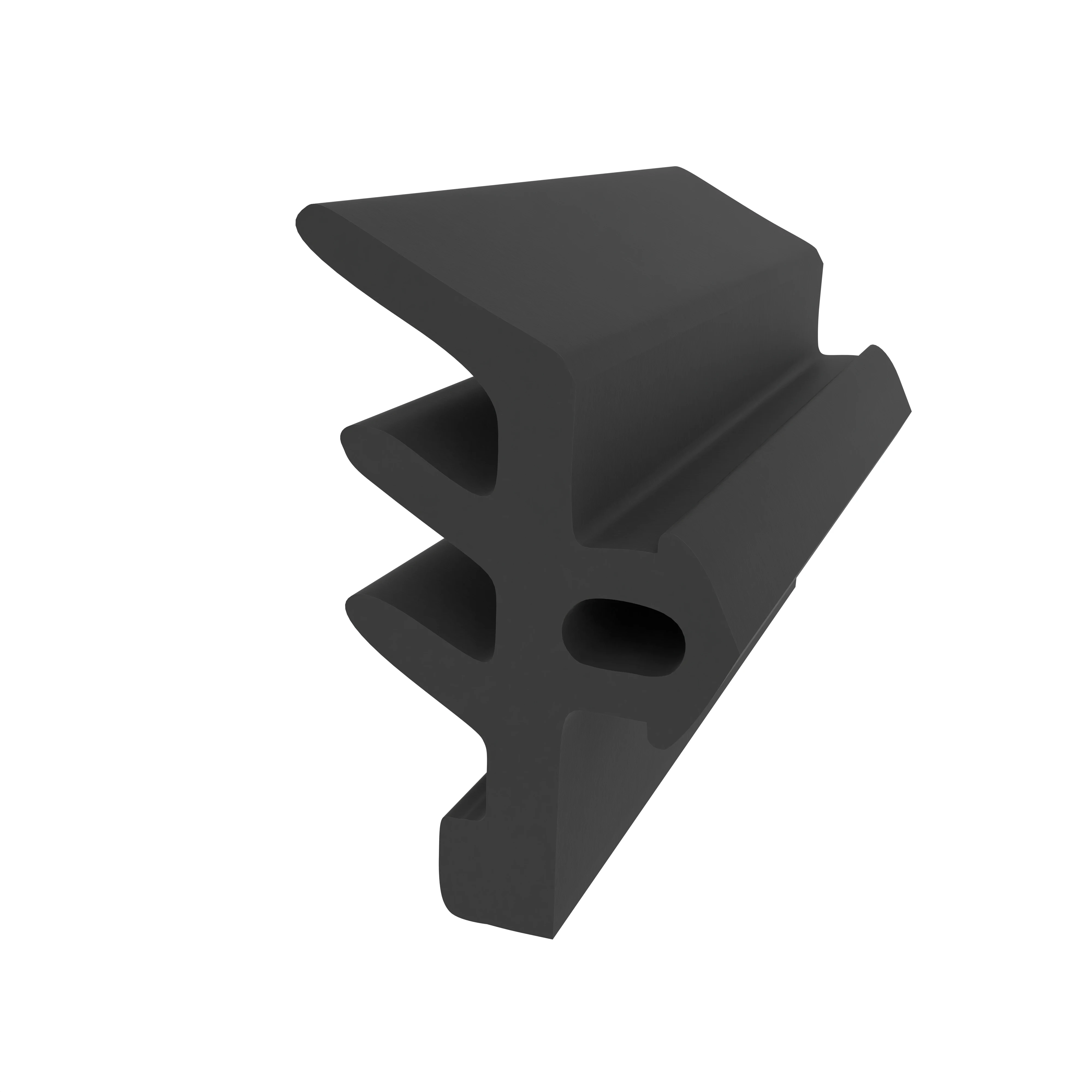 Mitteldichtung für Metall- und Alufenster | 20,5 mm Höhe | Farbe: schwarz