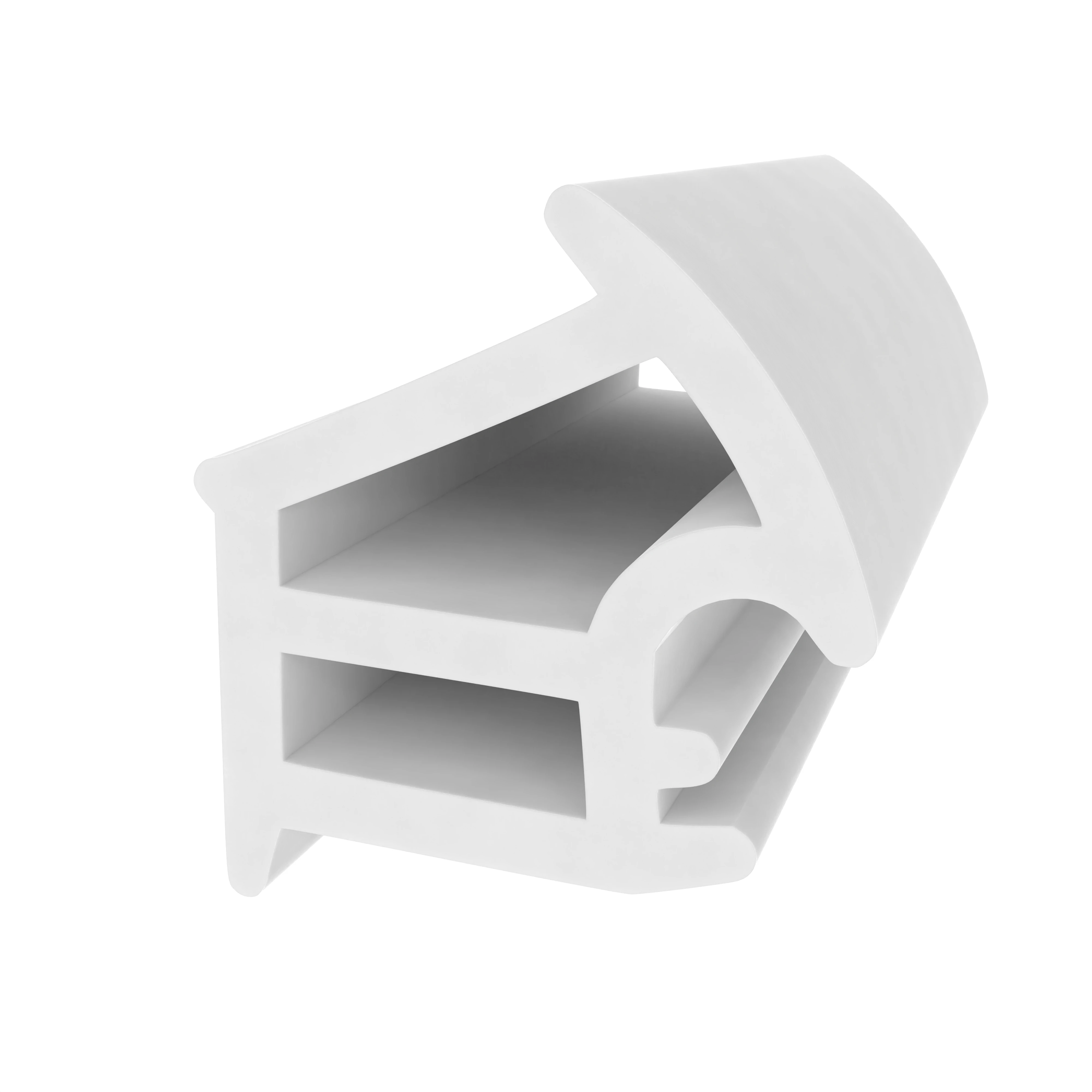 Stahlzargendichtung für Stahltüren | 16 mm Höhe | Farbe: weiß