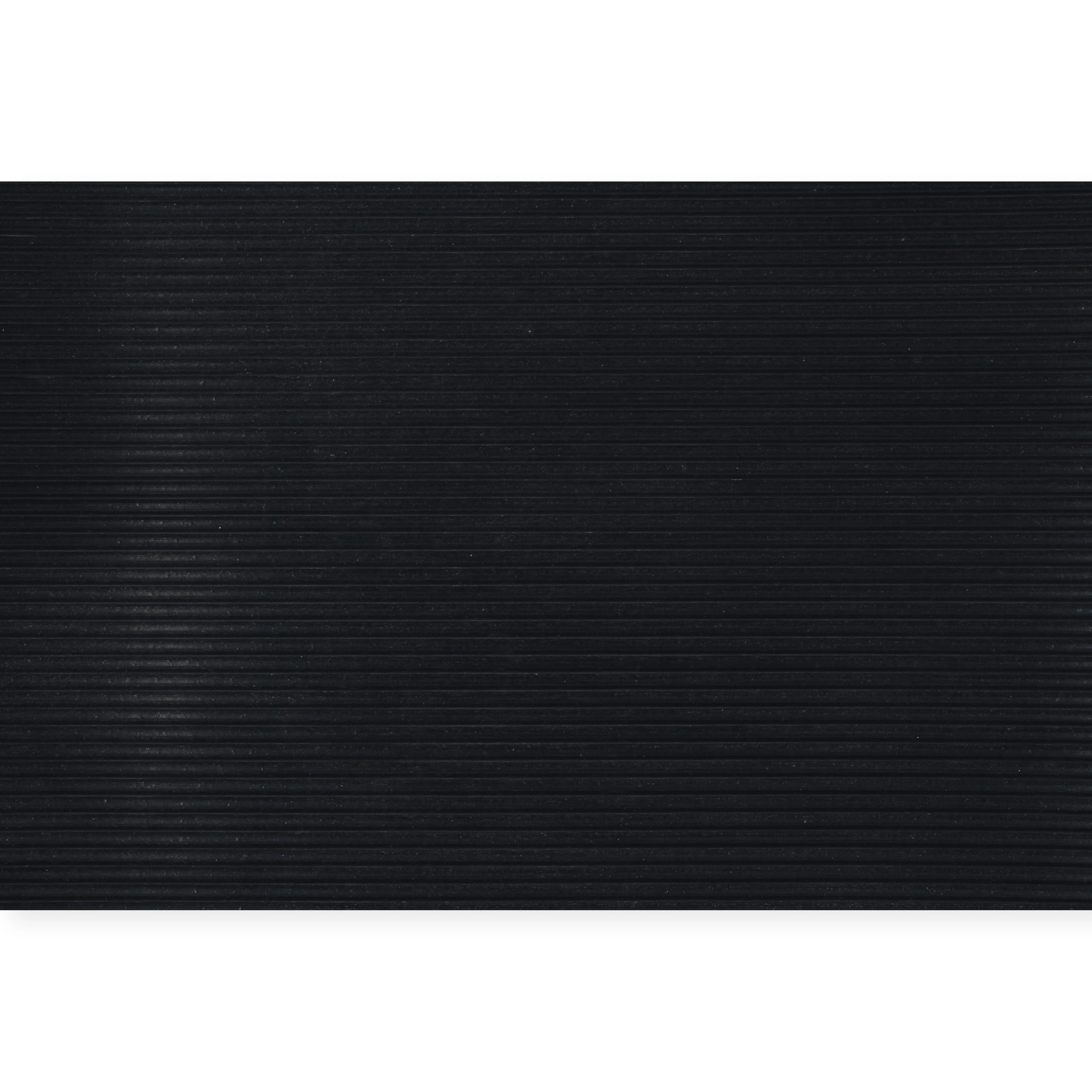 Anti-Vibrationsmatten - Feinriefenmatte | Dicke: 3 mm | Farbe: Schwarz
