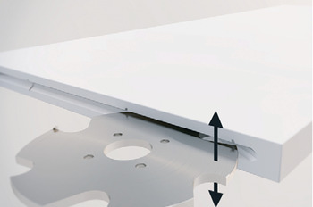 Verbinder & Bodenträger - Starterkit für Divario P-18-Verbinder von Lamello | Farbe: schwarz