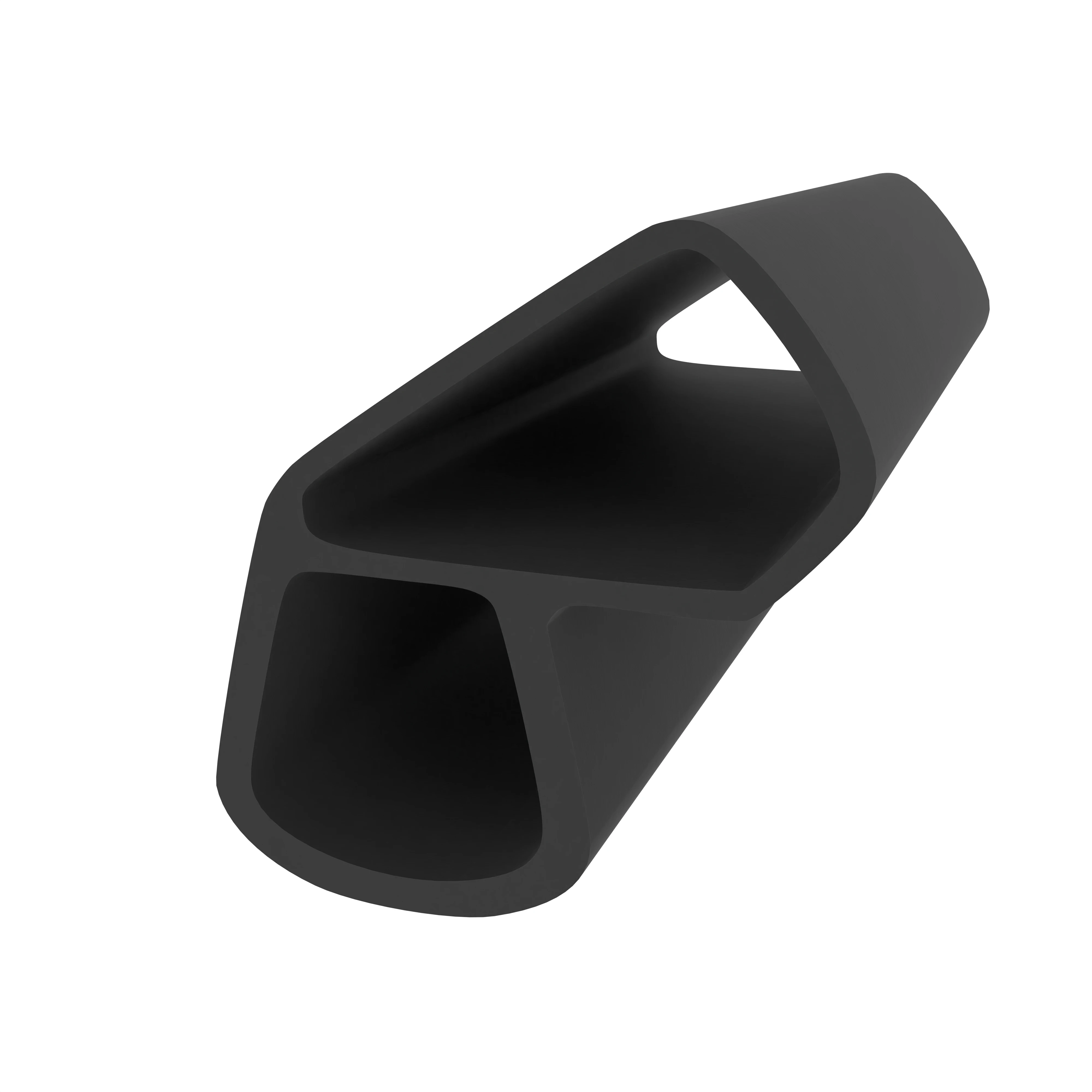 Stahlzargendichtung für Stahlzargen | 14 mm Höhe | Farbe: schwarz