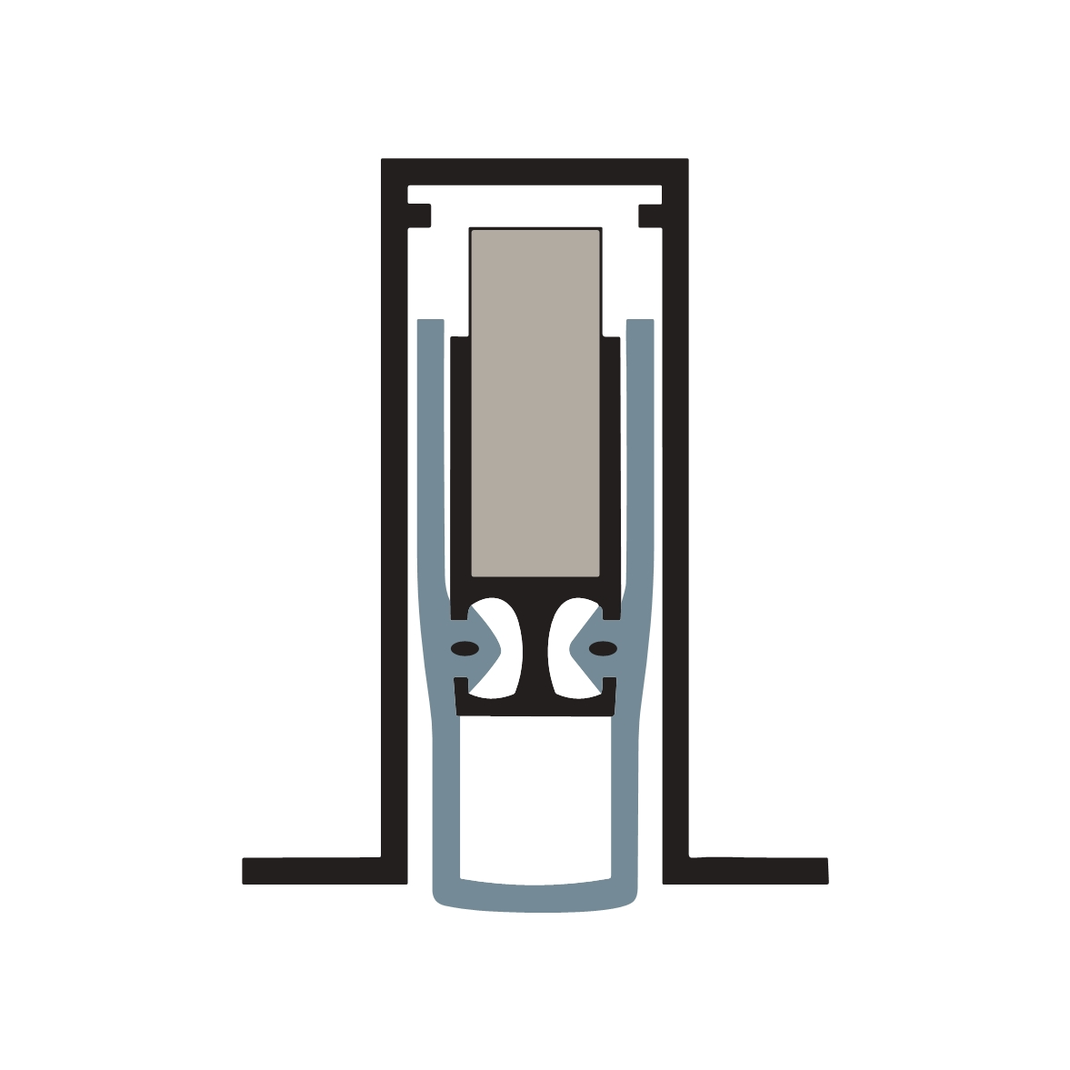 Planet RF Absenkdichtung | Länge: 950 mm 