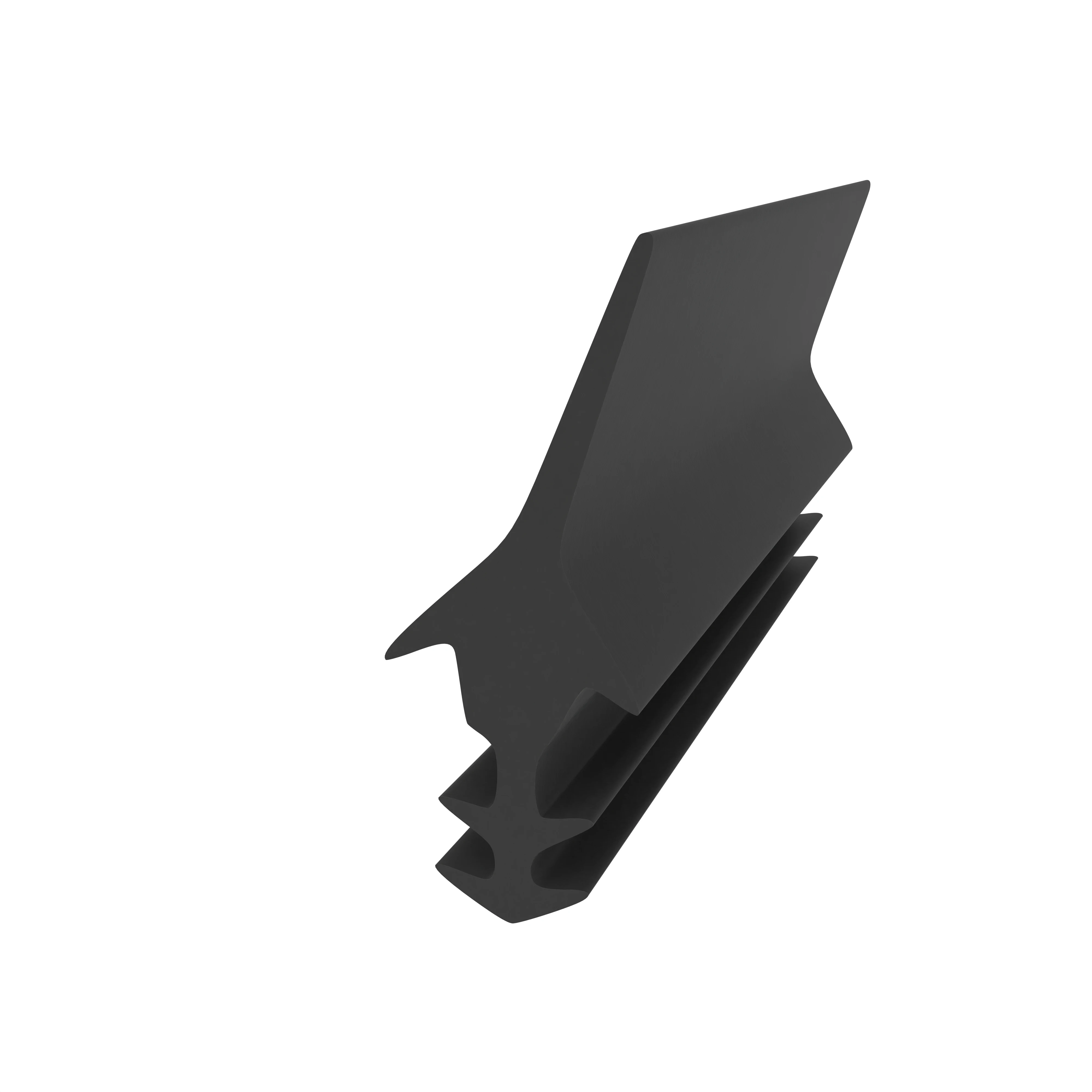 Türrahmen Dichtung - Holzzargendichtung für Zimmertüren | 3 - 4 mm Nutbreite | Farbe: schwarz