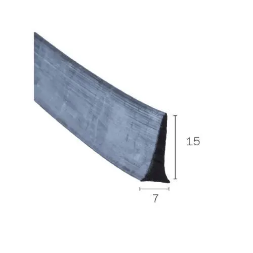 Verglasungsdichtung für Fahrzeuge | Höhe: 15 mm | Farbe: schwarz Verglasungsdichtung für Fahrzeuge | Höhe: 15 mm | Farbe: schwarz