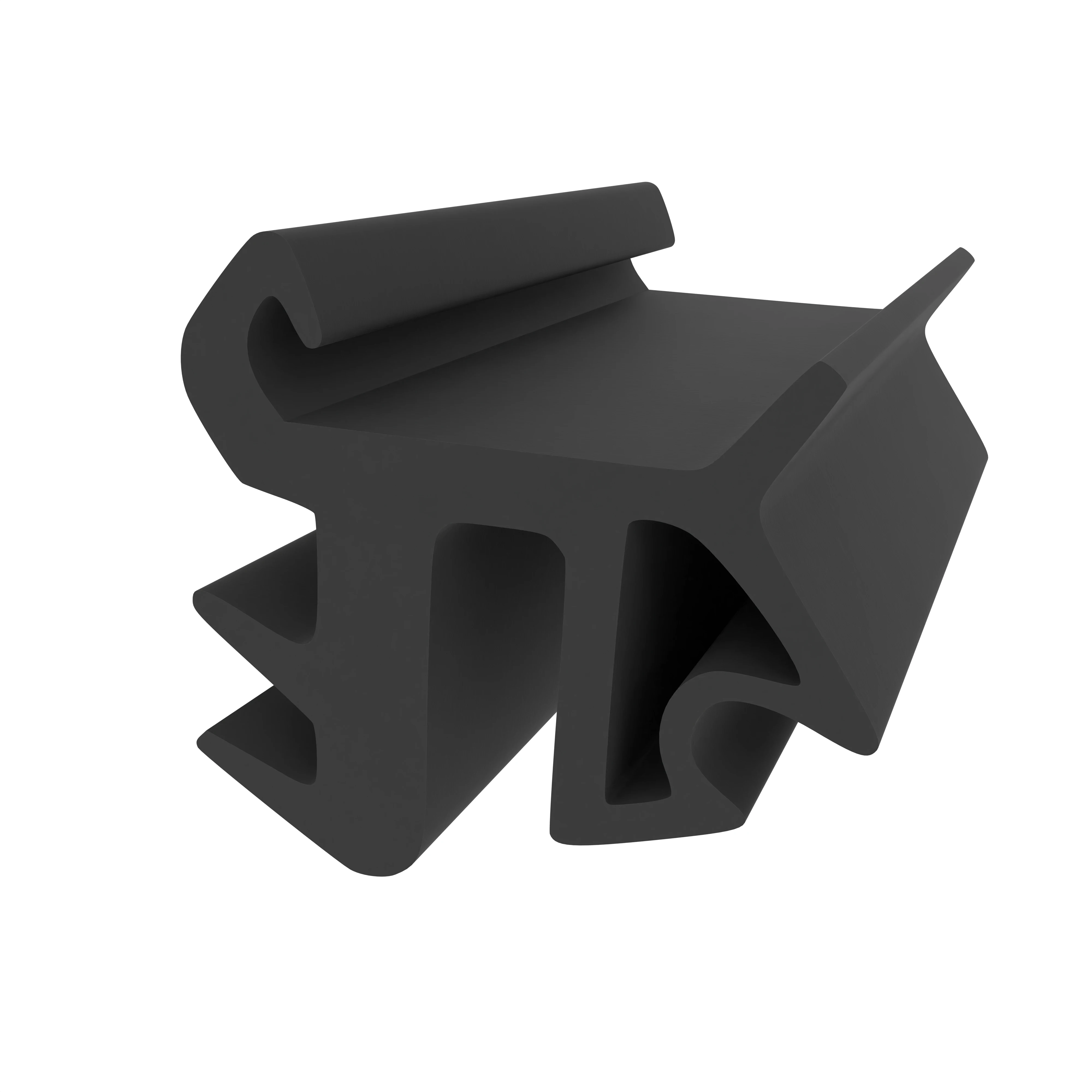 Verglasungsdichtungen - Verglasungsdichtung für Fenster | 17 mm Breite | Farbe: schwarz