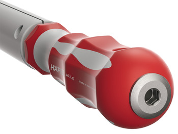 Tischbeschläge & Rollen - Verlängerungsarm für Verstellwerkzeug Häfele AXILO™ 78 | Farbe: grau-rot