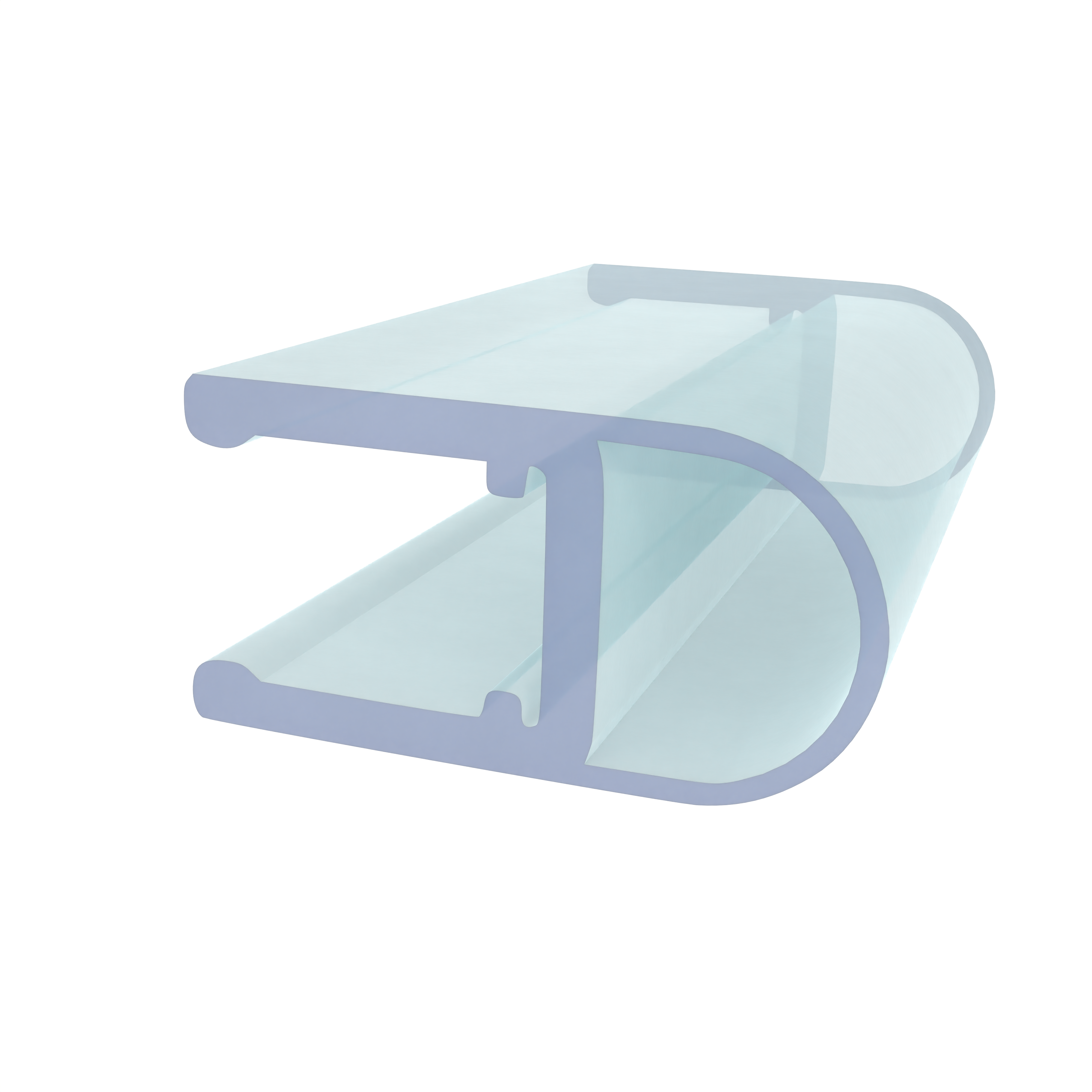Dusch-Streifendichtung | Glasstärke: 6 - 8 mm | Farbe: transparent Dusch-Streifendichtung | Glasstärke: 6 - 8 mm | Farbe: transparent