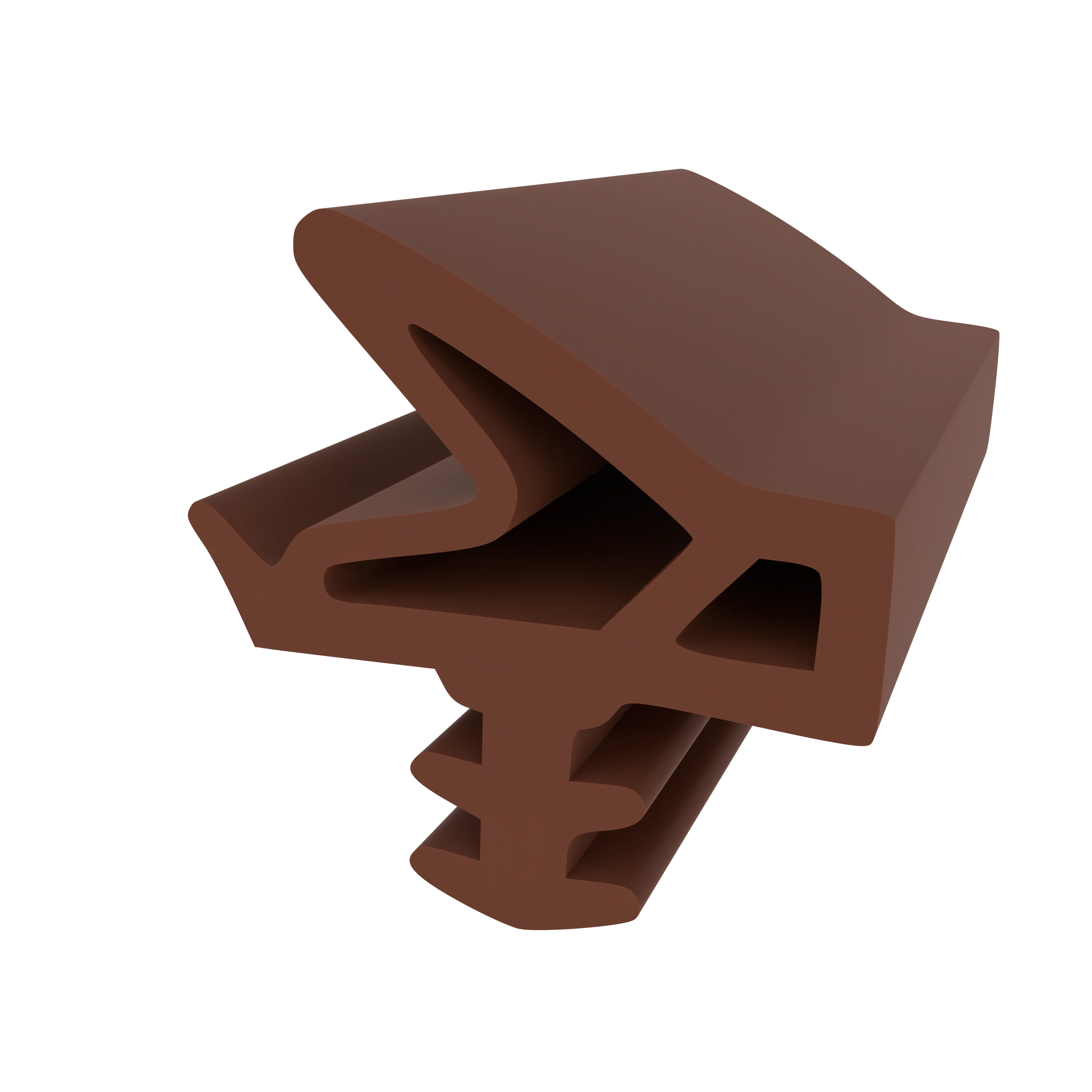 Holzzargendichtung für Haustüren | 12 mm Falzbreite | Farbe: braun Holzzargendichtung für Haustüren | 12 mm Falzbreite | Farbe: braun