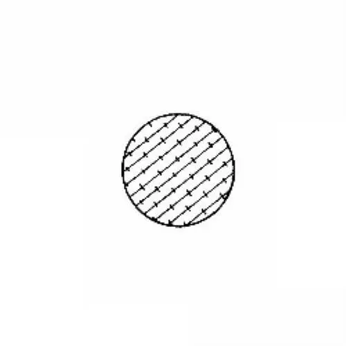 Moosgummidichtung rund | 10 mm Durchmesser | Farbe: schwarz