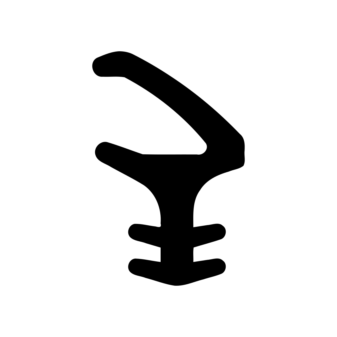 Türrahmen Dichtung - Stahlzargendichtung für Stahlprofile | 11 mm Breite | Farbe: weiß