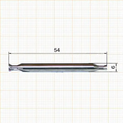 Fräser für Schwalbenschwanzfuß | Wegoma DF550 Vario | Länge: 54 mm