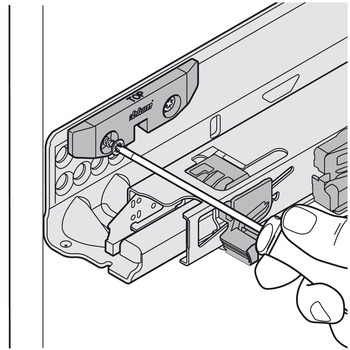 Schubkästen - Synchronisierungswelle für Schubladenführungen | Modell: ZST.1160W | Länge: 1160 mm