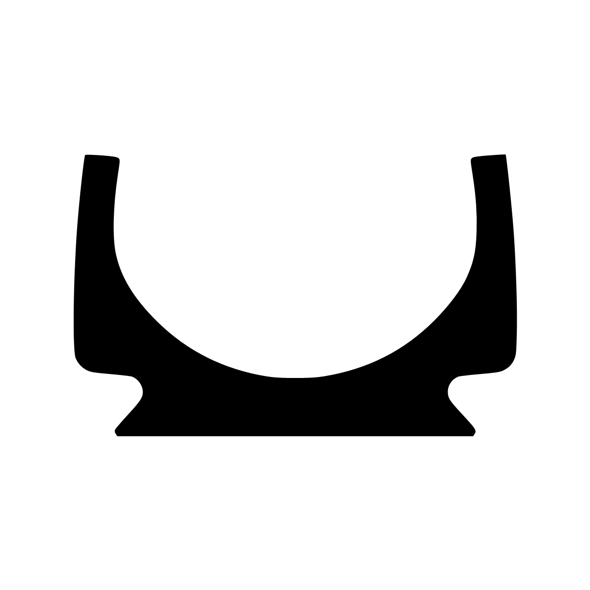 OP-Tür- und Garagentordichtungen - Garagentordichtung | Höhe: 27 mm | Farbe: Schwarz