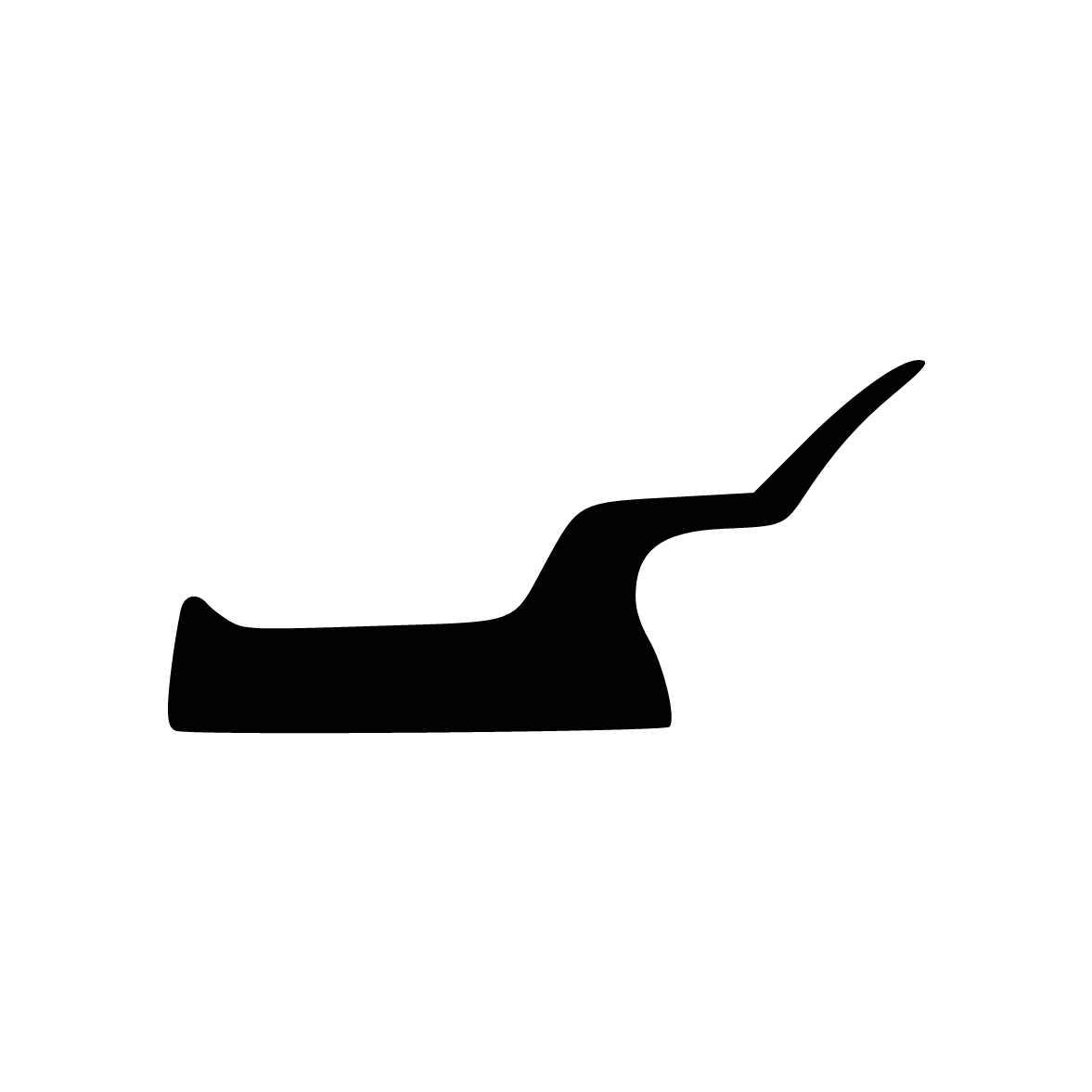 Lippendichtungen - Anschlagdichtung mit Lippe und glattem Fuß | 6,5 mm Höhe | Farbe: schwarz