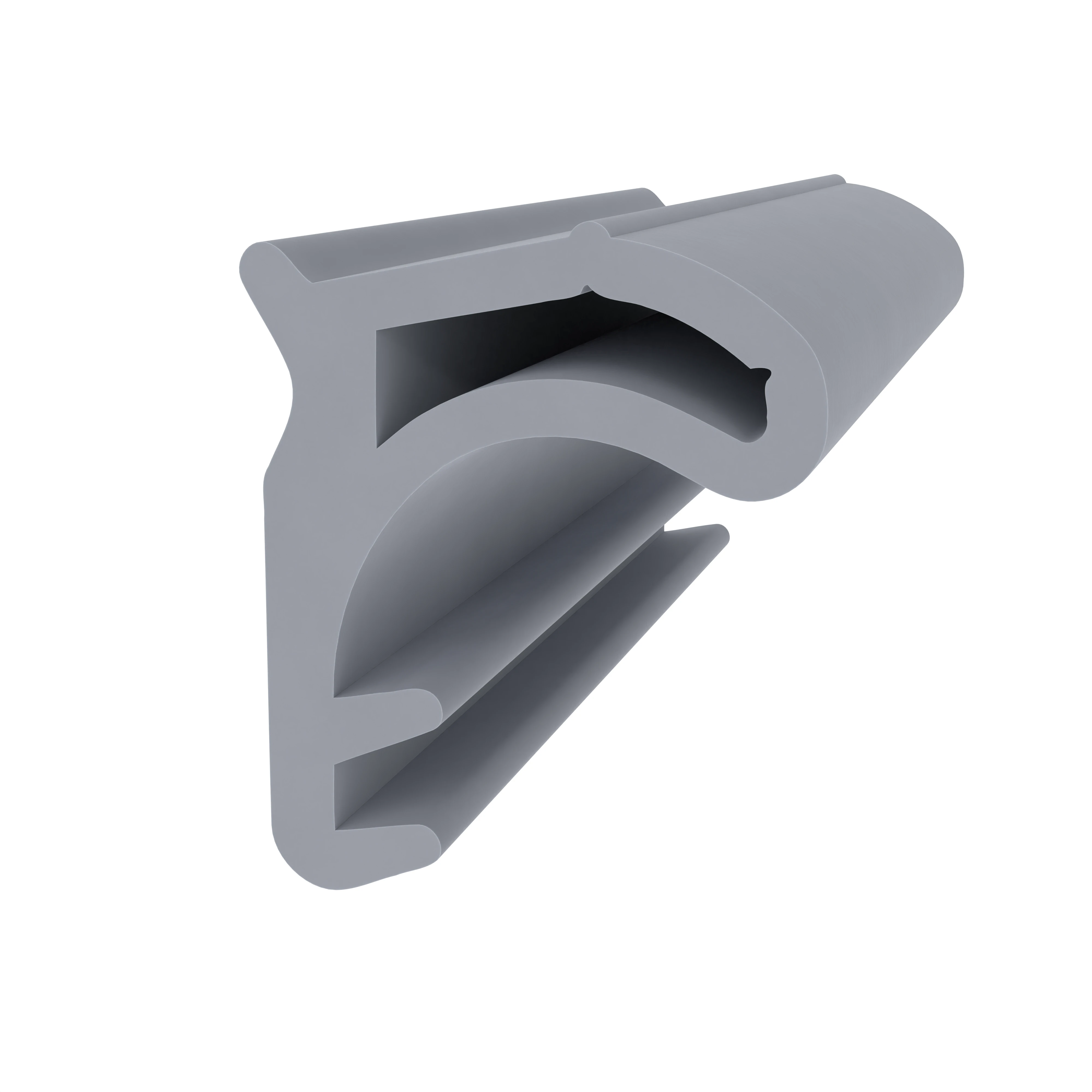 Stahlzargendichtung für Stahltüren | 14 mm Breite | Farbe: grau