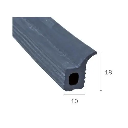 Autotürdichtung | Höhe: 21 mm | Farbe: schwarz