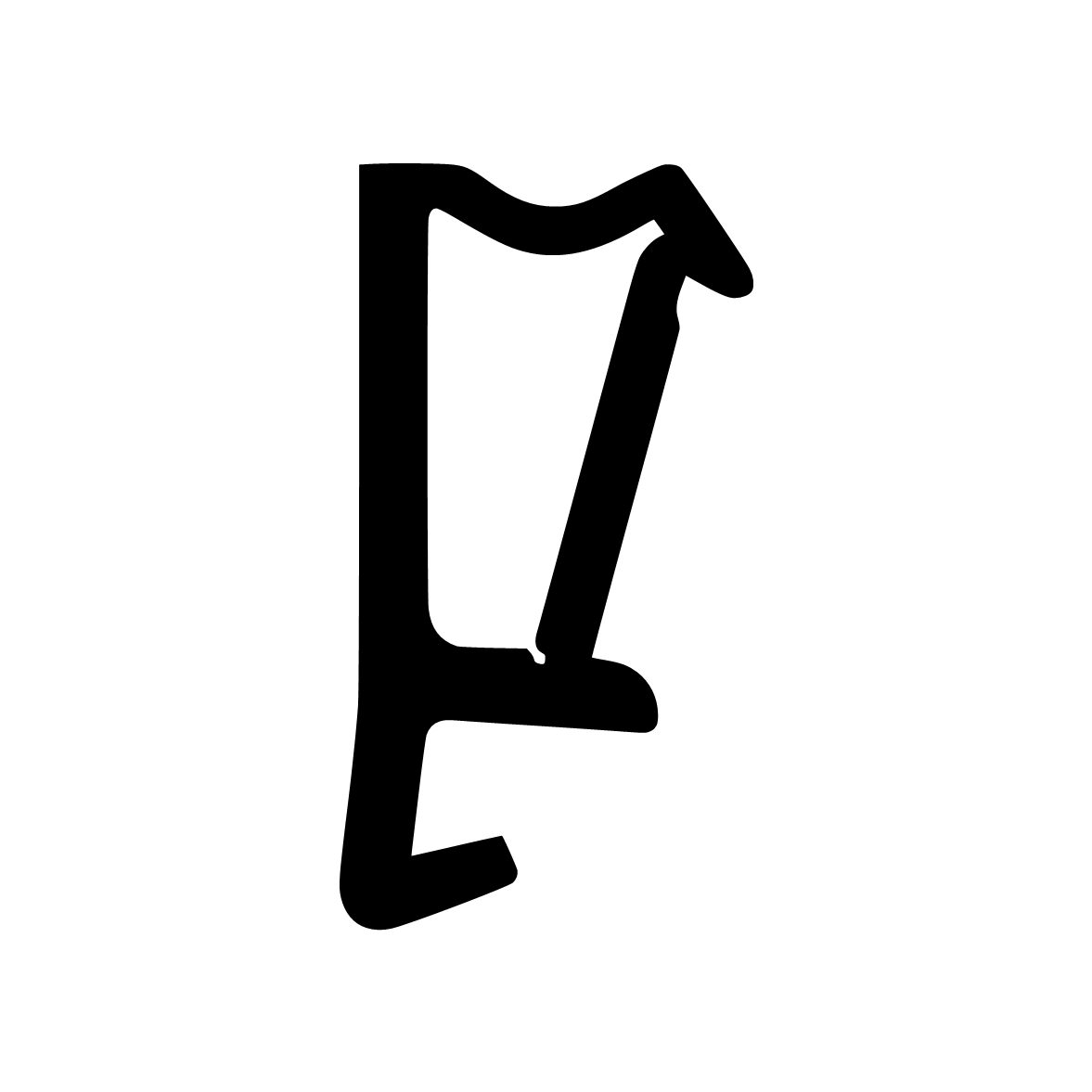 Flügelfalzdichtungen - Flügelfalzdichtung für Holzfenster | Falzbreite: 12 mm | Farbe: schwarz