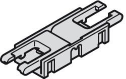 Häfele Loox5 Clip Verbinder | für monochrome LED-Bänder | 33,5 mm Länge