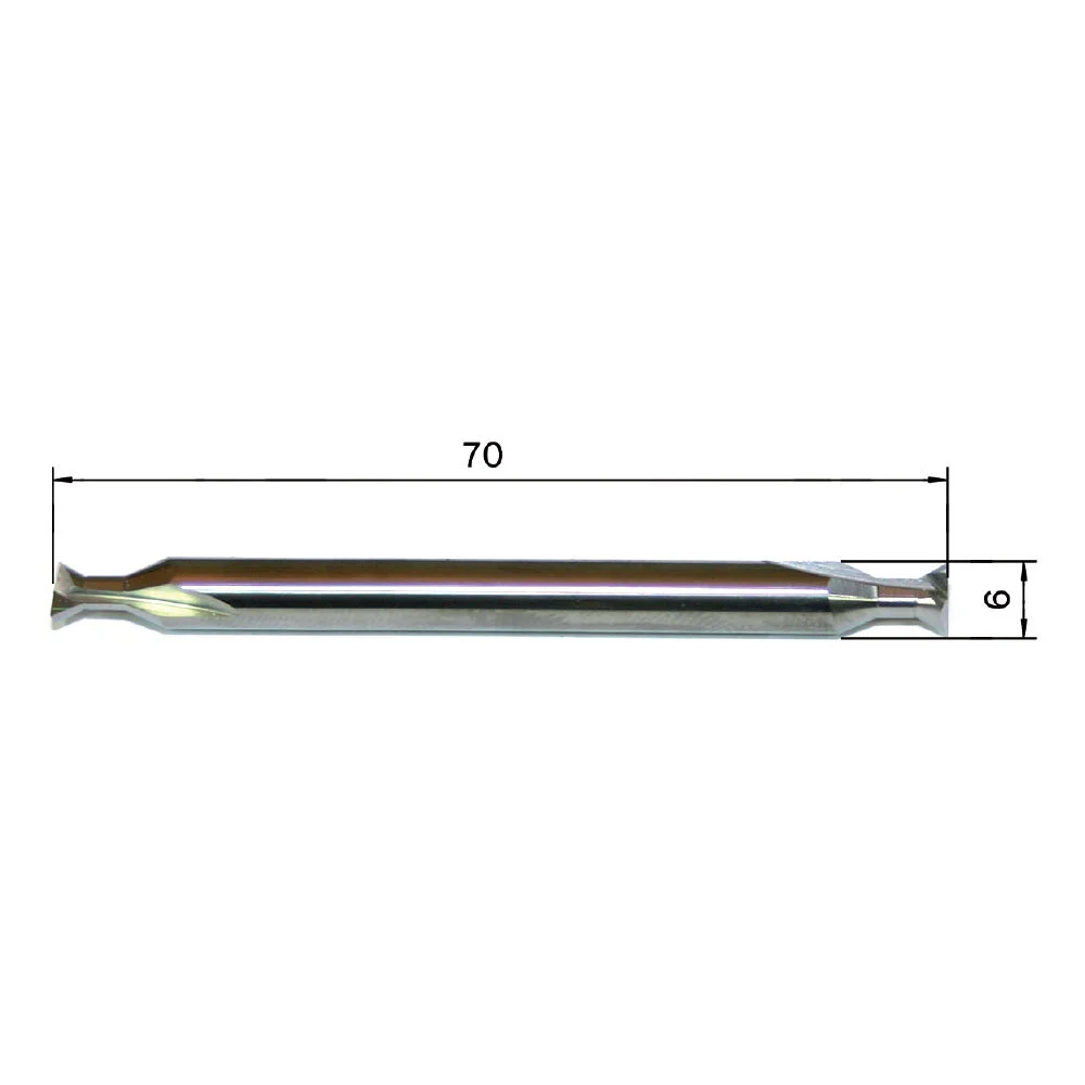 Fräser für Schwalbenschwanzfuß | Wegoma DF550 Vario | Länge: 70 mm