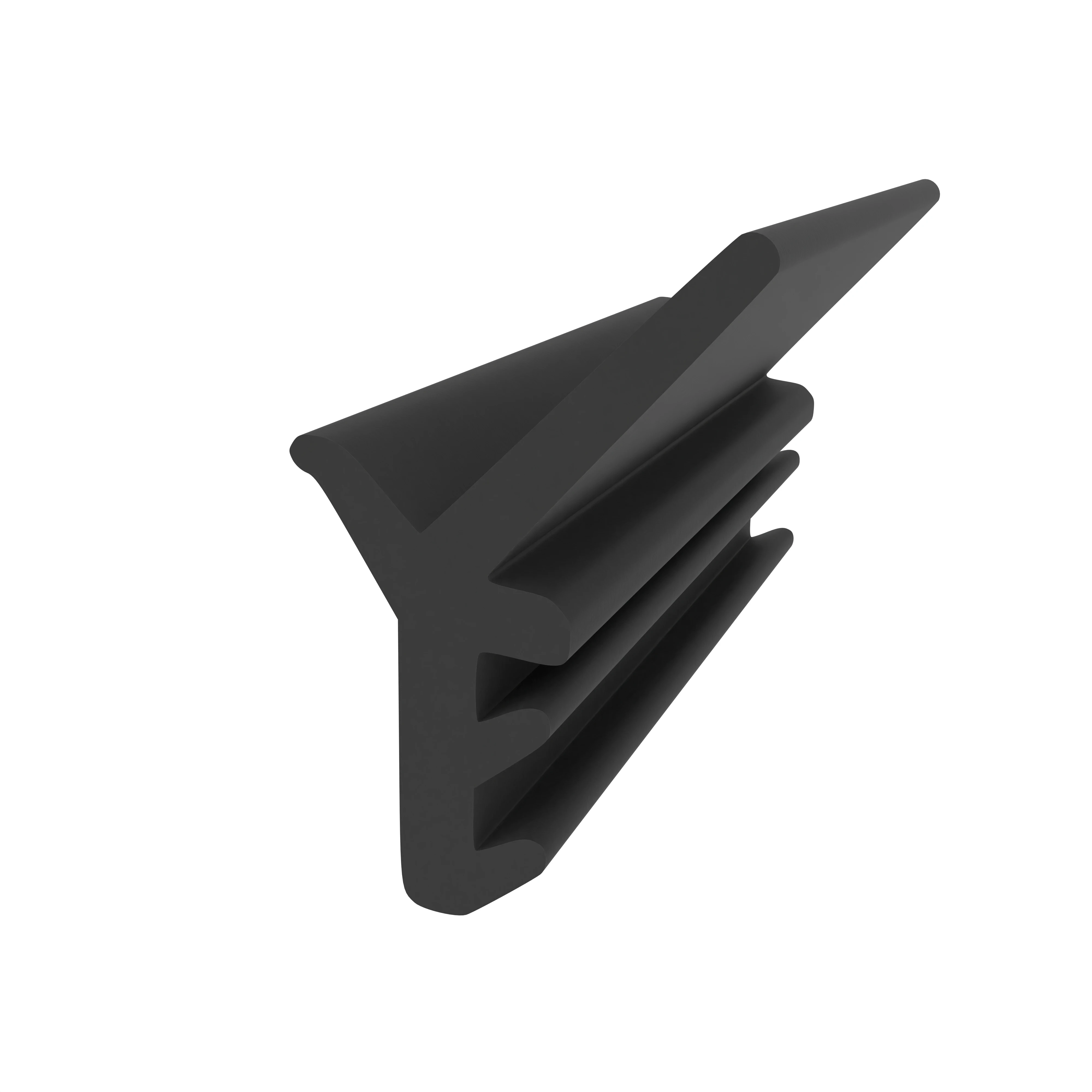 Hebeschiebetürdichtung | Höhe: 16 mm | Farbe: schwarz Hebeschiebetürdichtung | Höhe: 16 mm | Farbe: schwarz
