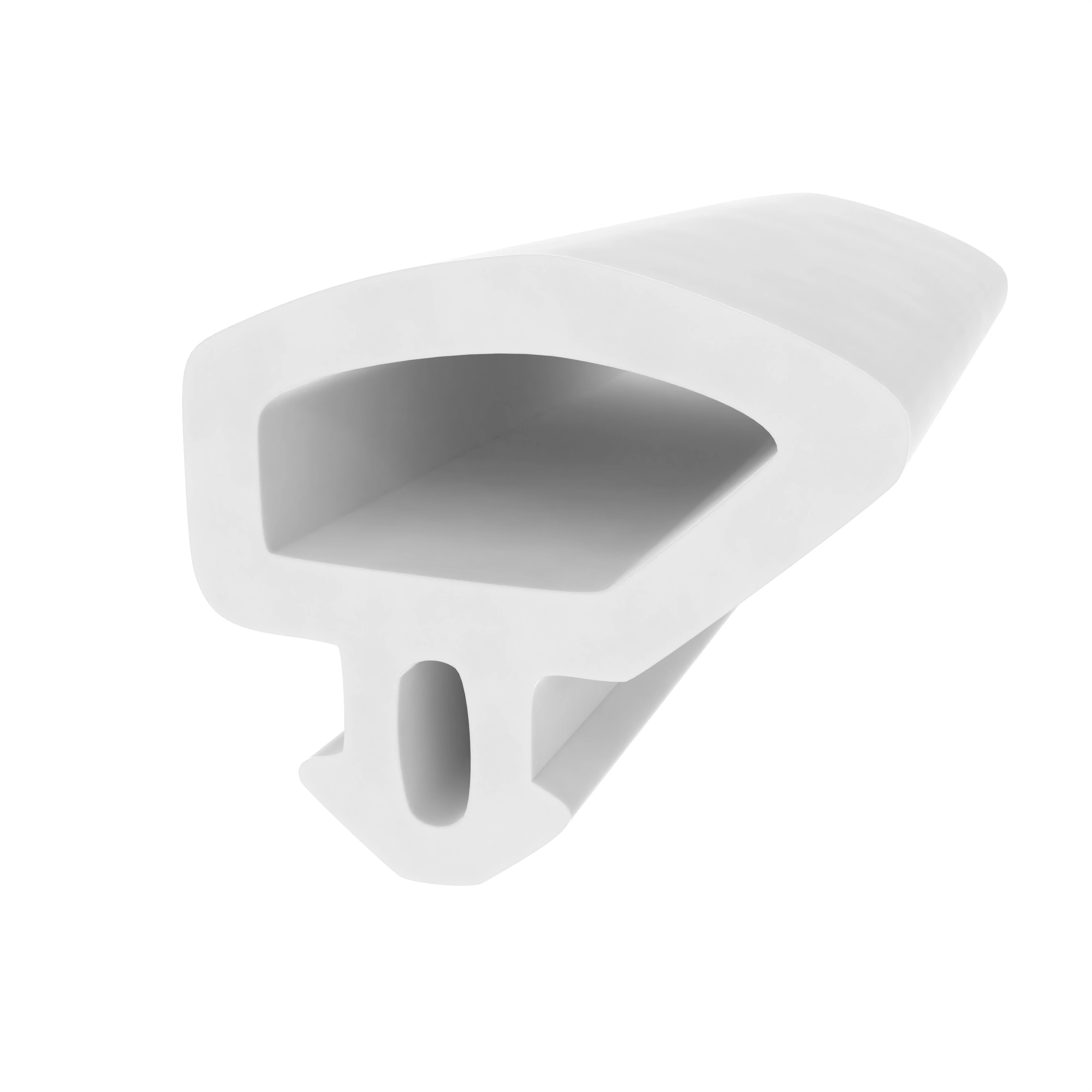 Anschlagdichtung mit Schlauch für WERU | 9,5 mm Höhe | Farbe: weiß  Anschlagdichtung mit Schlauch für WERU | 9,5 mm Höhe | Farbe: weiß