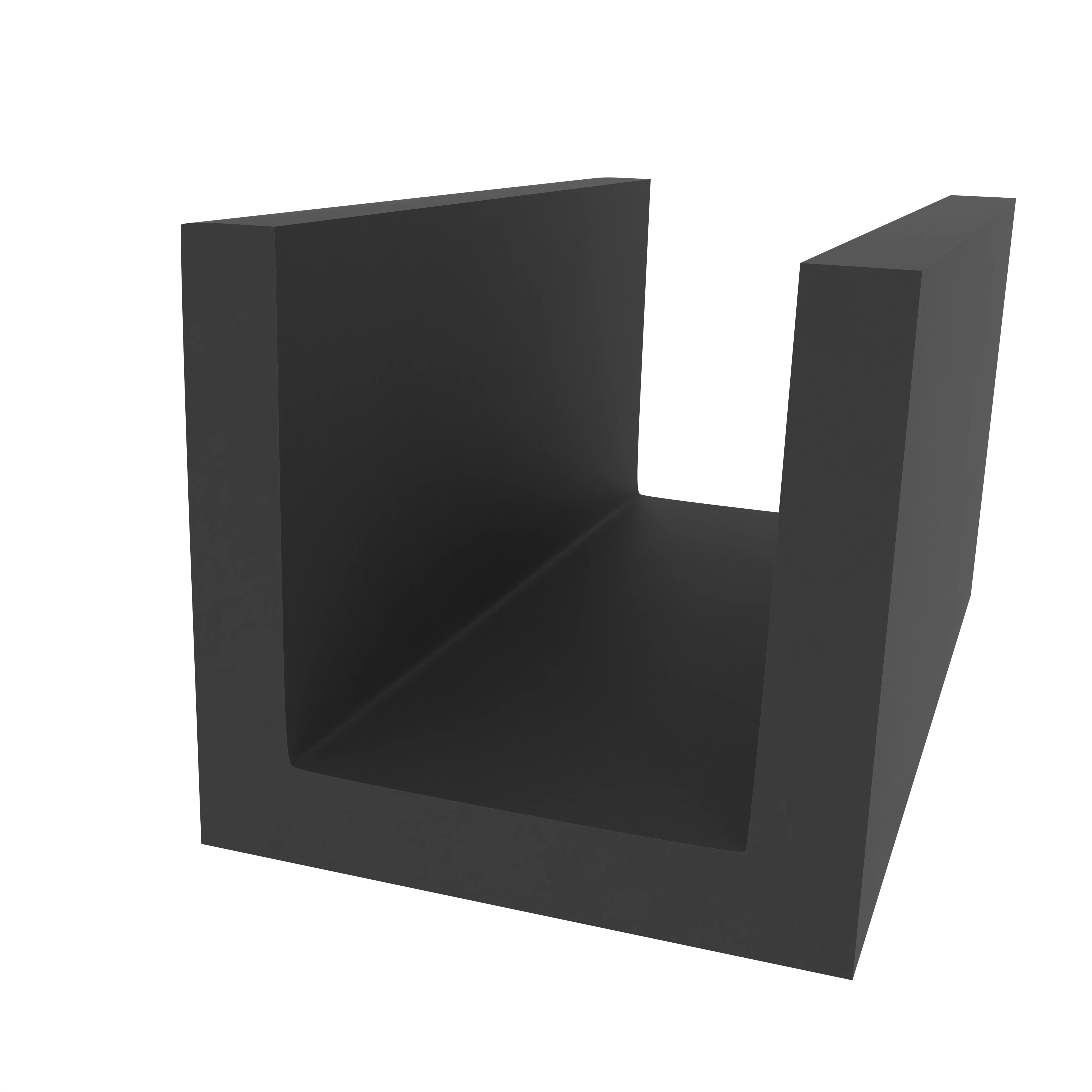 Kantenschutz - Kantenschutzprofil | Höhe: 10 mm | Farbe: schwarz