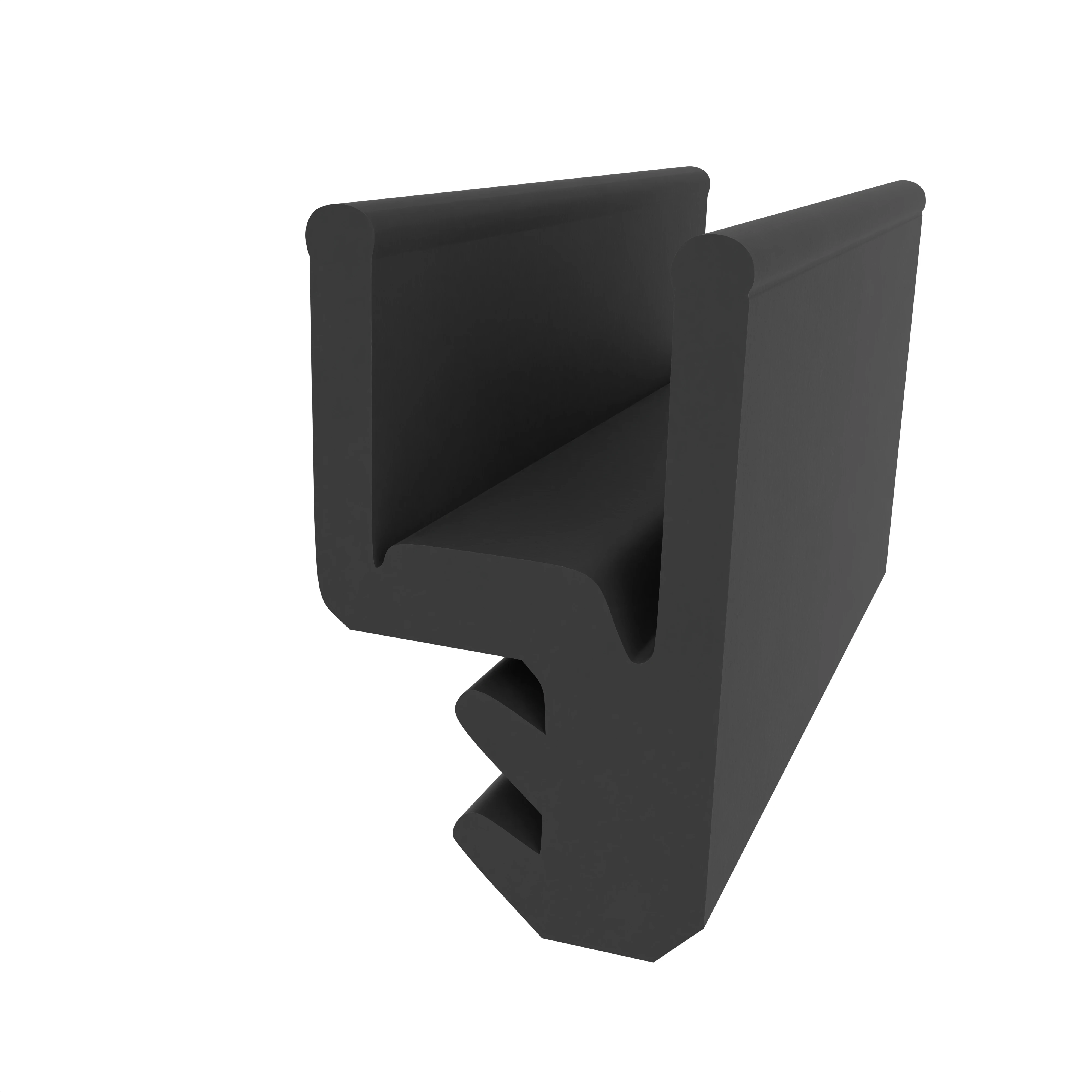 Dachfensterdichtungen - Dachfensterdichtung für Velux Dachflächenfenster | Höhe: 16,5 mm | Farbe: schwarz