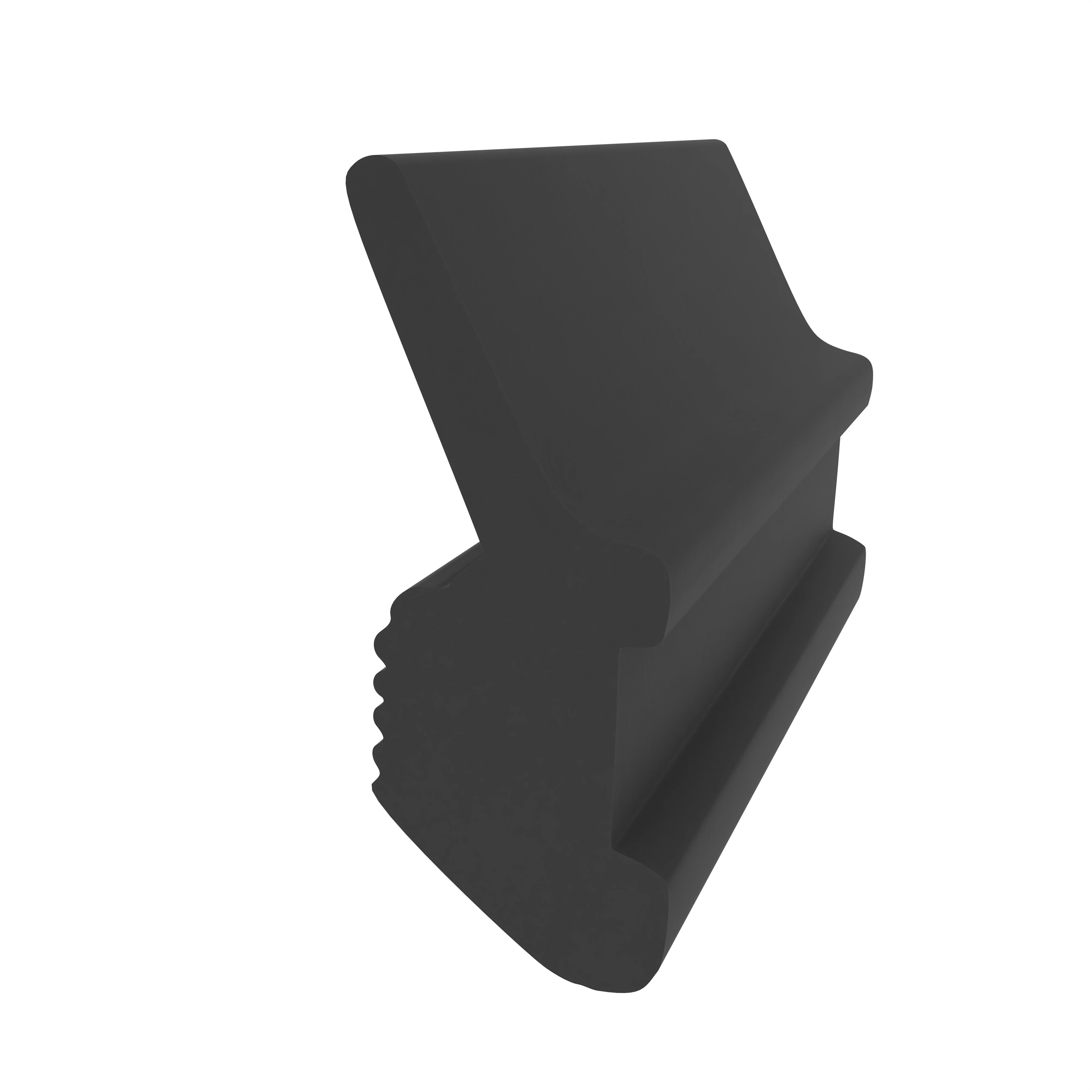 Mitteldichtung für Fenster und Türen | 22 mm Höhe | Farbe: schwarz 