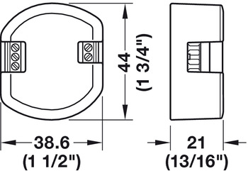 Beleuchtung - Häfele 2-Kanal-Schnittstelle | 80 - 230 V