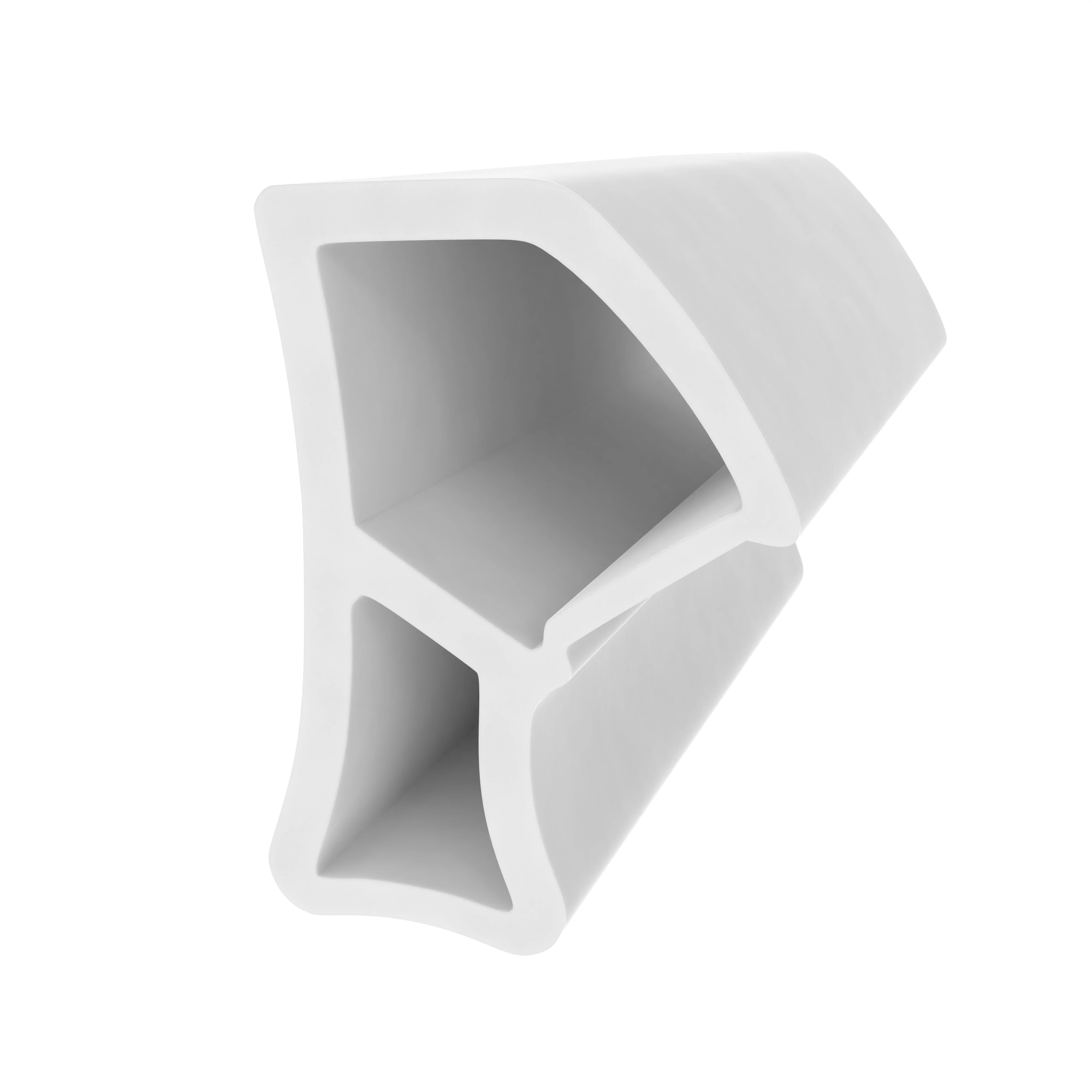 Stahlzargendichtung für Stahlrahmen | 24 mm Höhe | Farbe: weiß