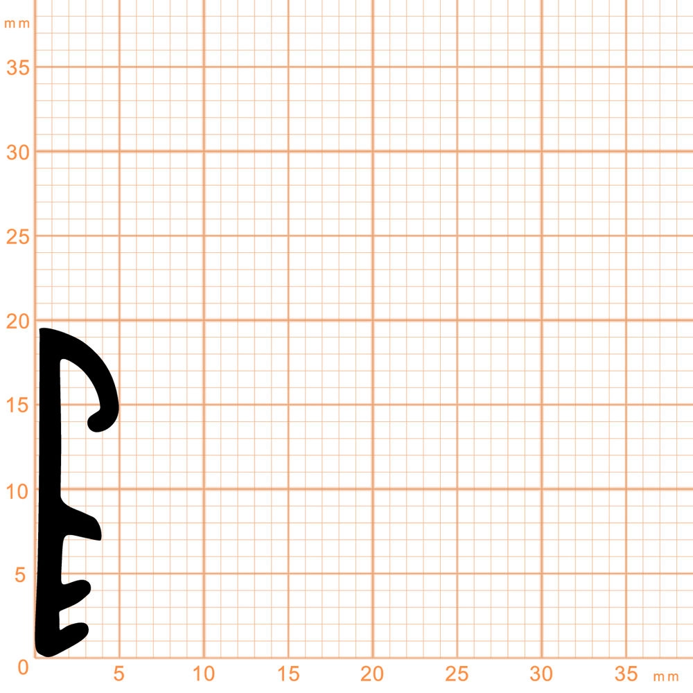 Flügelfalzdichtungen - Flügelfalzdichtung für Holzflügel und -zargen | 12 mm Falzhöhe | Farbe: braun