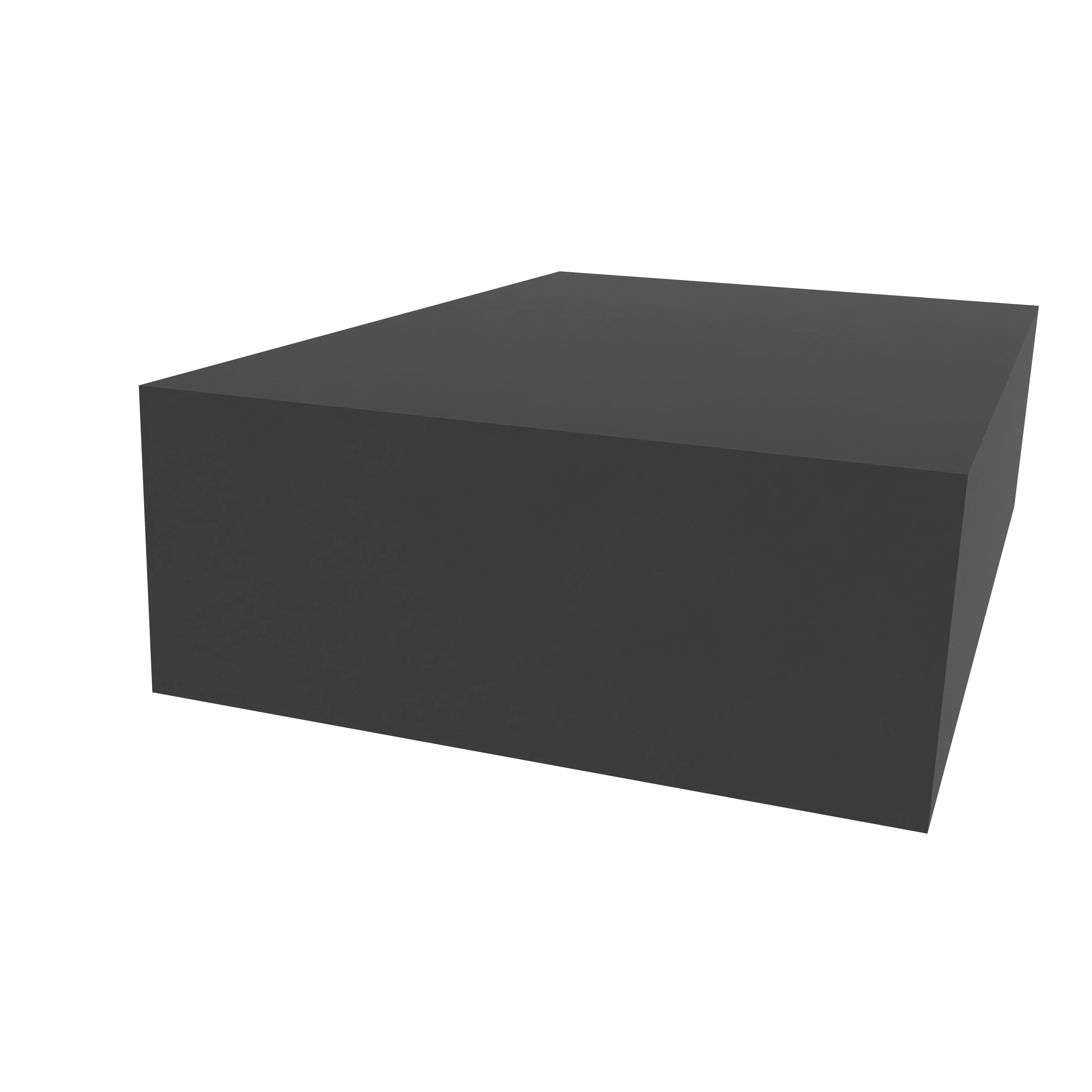 Moosgummidichtung vierkant | 30 mm Breite | Farbe: schwarz Moosgummidichtung vierkant | 30 mm Breite | Farbe: schwarz