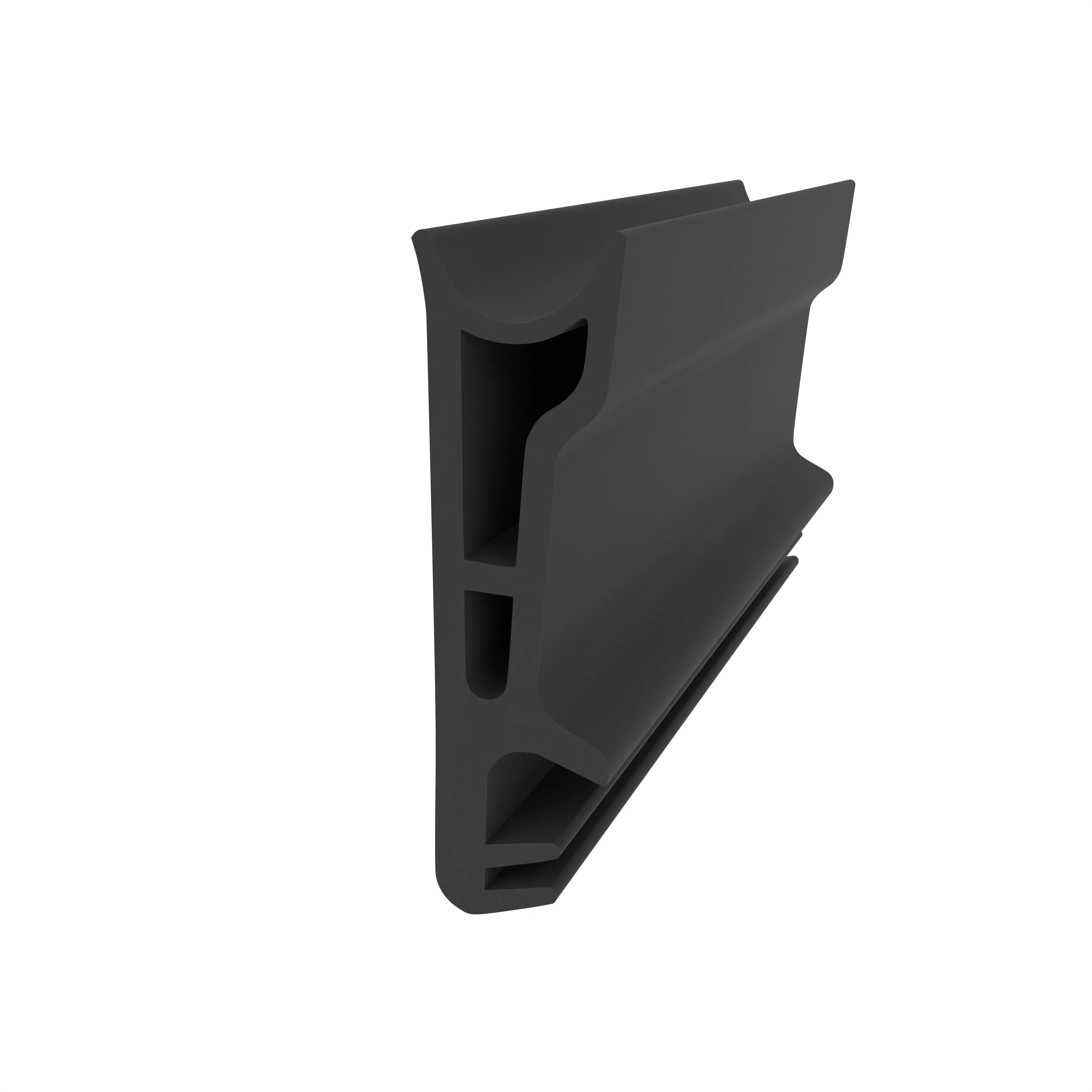 Flügelfalzdichtung für Holzzargen  | 18 mm Falzhöhe | Farbe: schwarz