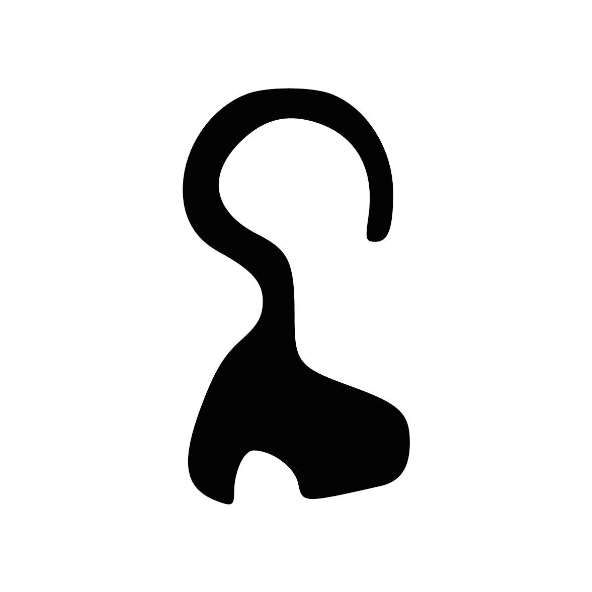 Anschlagdichtung für Fenstern mit seitlichem Anschlag | 6 mm Breite | Farbe: schwarz