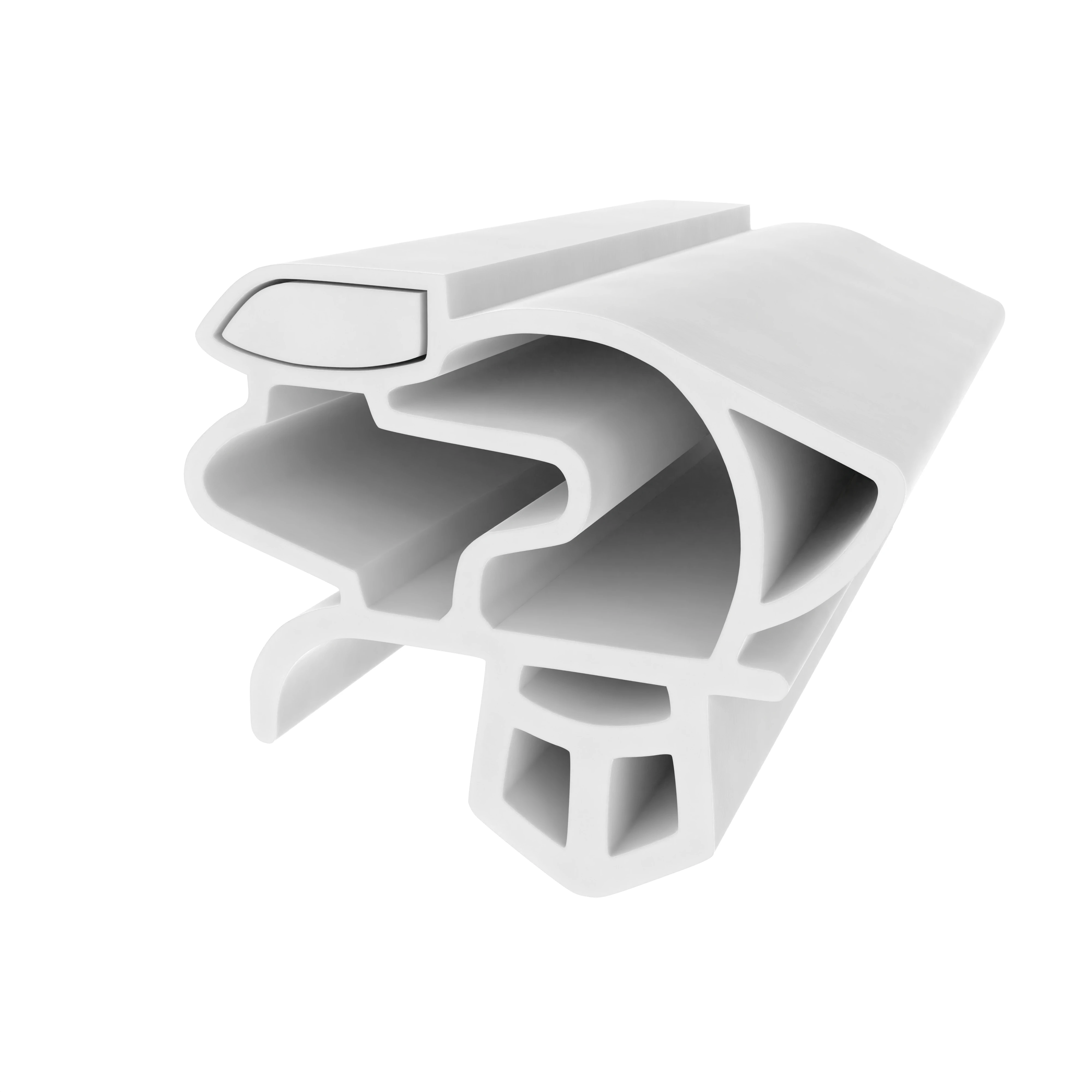 Kühlschrankdichtungen - Kühlschrankdichtungsrahmen | Höhe: 23,6 mm | Farbe: weiß