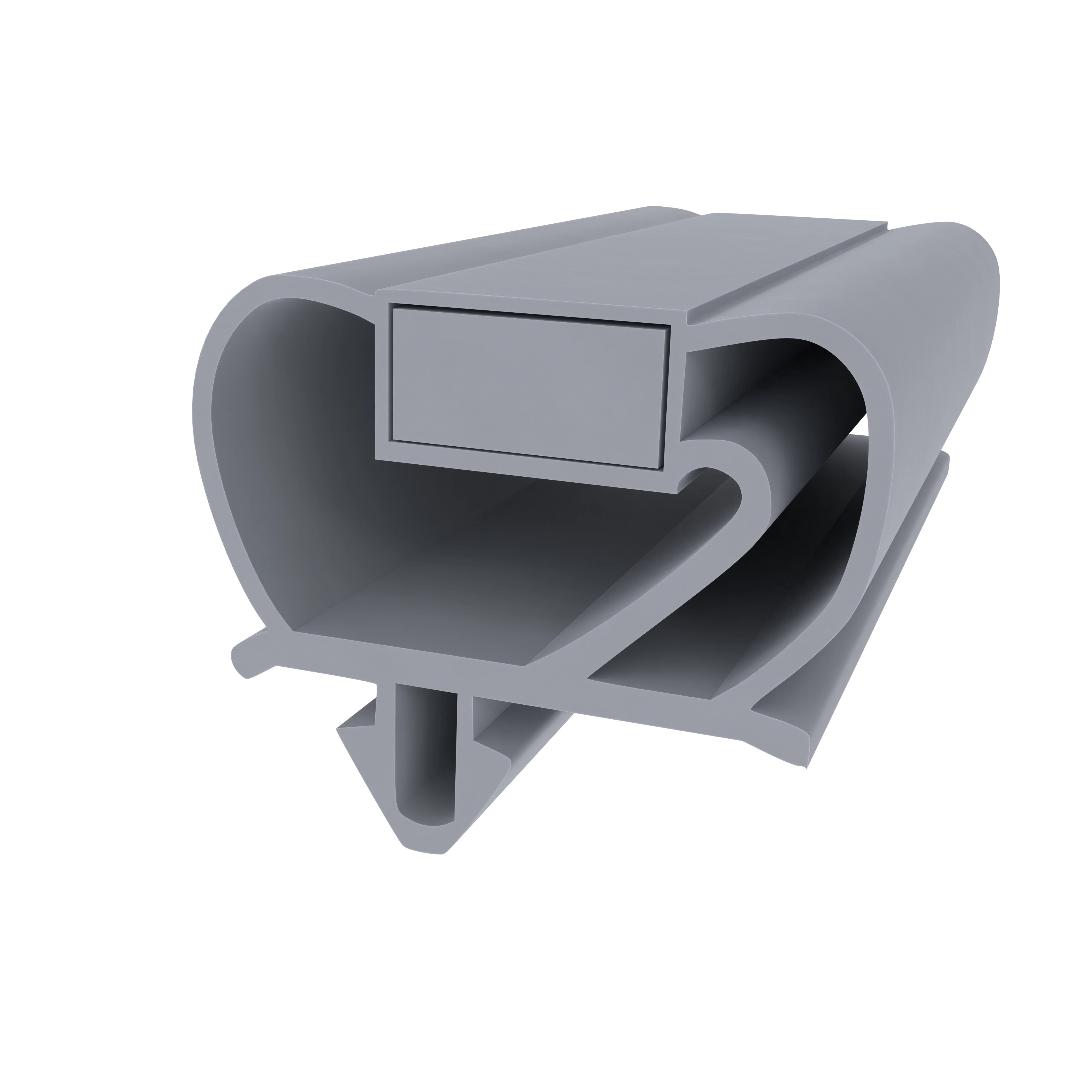 Kühlschrankdichtungsrahmen | Höhe: 18 mm | Farbe: grau Kühlschrankdichtungsrahmen | Höhe: 18 mm | Farbe: grau