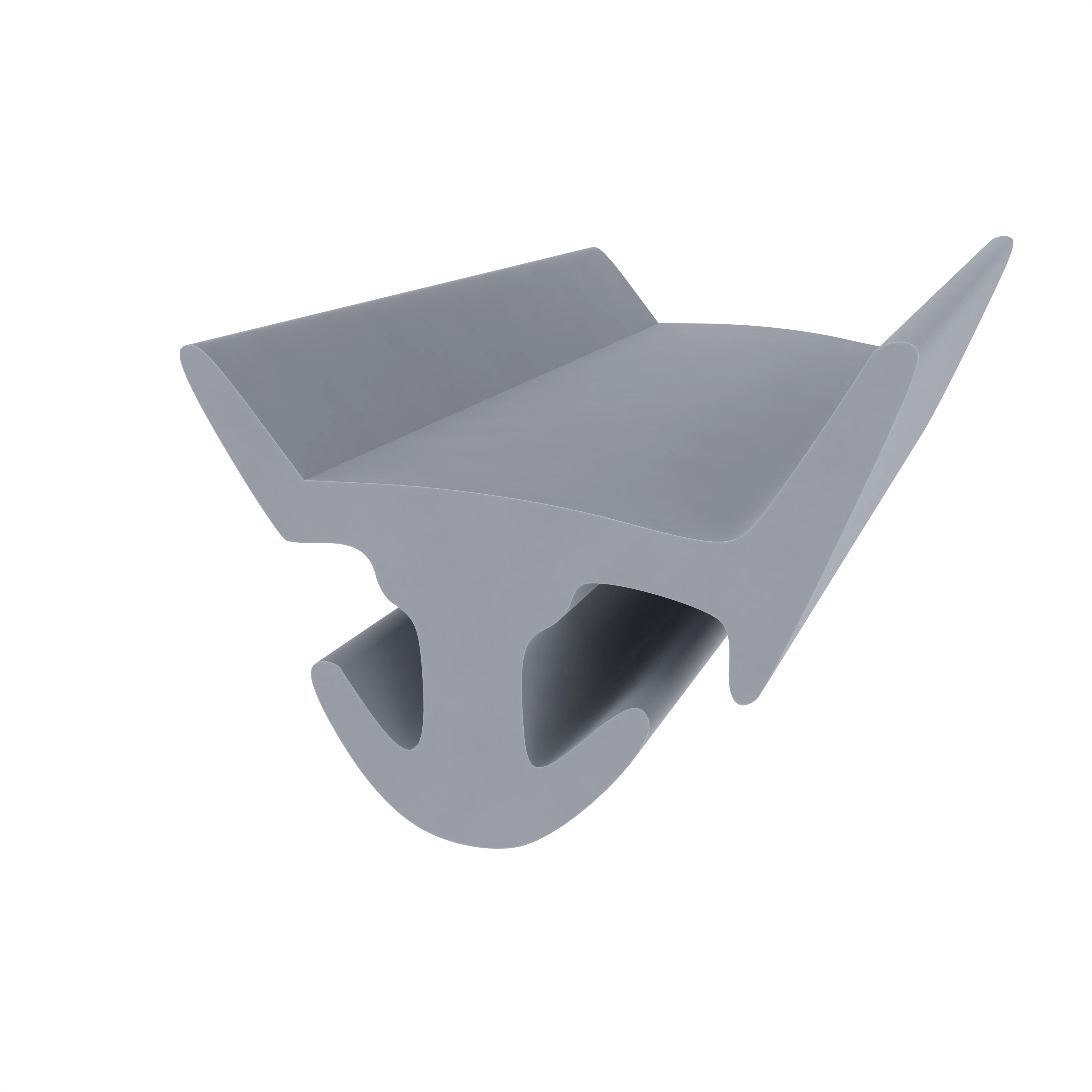 Verglasungsdichtung - Verglasungsdichtung für Fenster | 10 mm Breite | Farbe: grau