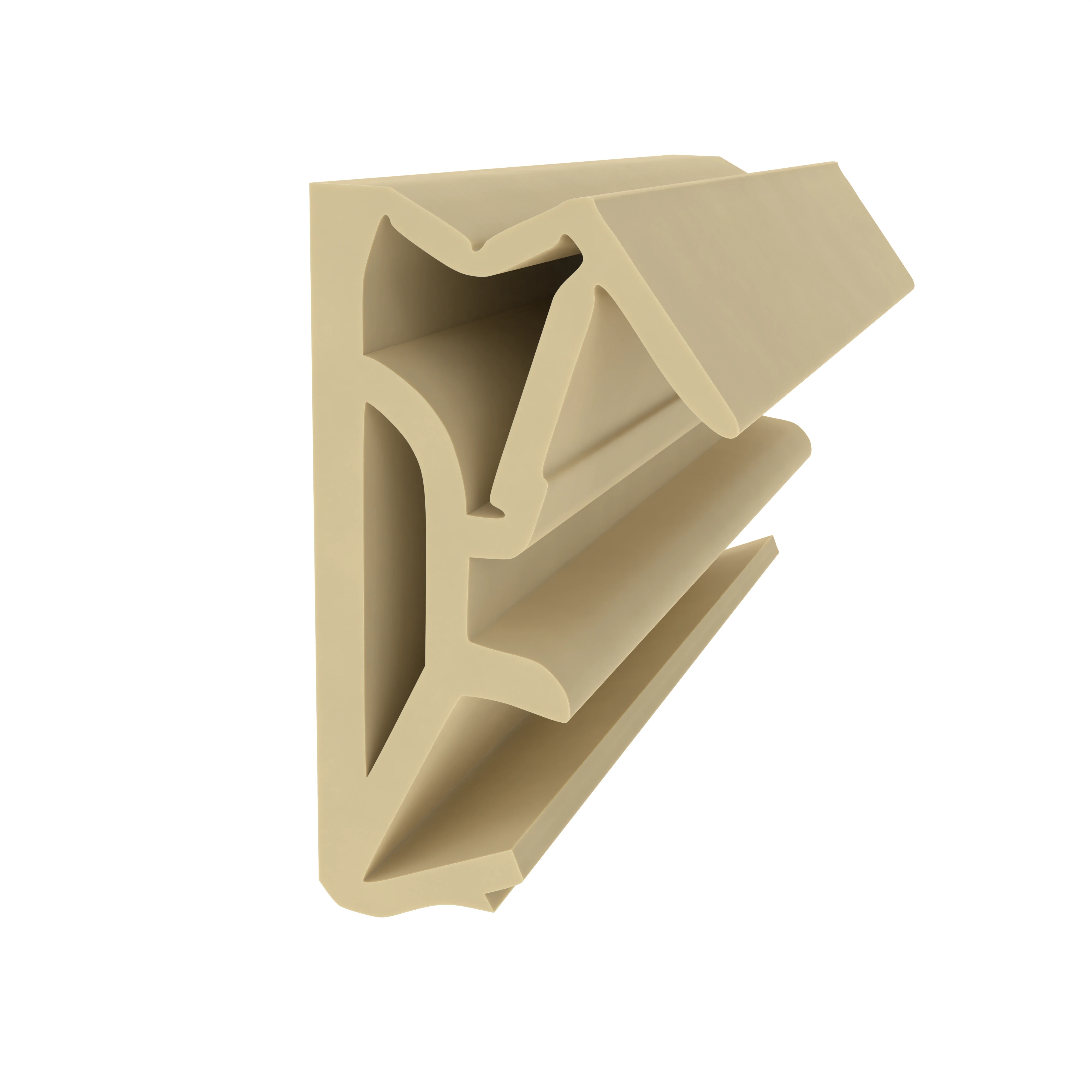 Flügelfalzdichtungen - Flügelfalzdichtung für Holzelemente | 12 mm Falzhöhe | Farbe: beige