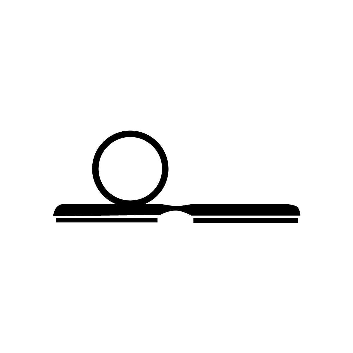 Türdichtung selbstklebend - Klebedichtung | Spaltbreite: 2 – 5 mm | Farbe: weiß