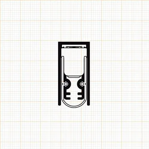 EllenMatic Soundproof Absenkdichtung von Elton | Länge: 1028 mm