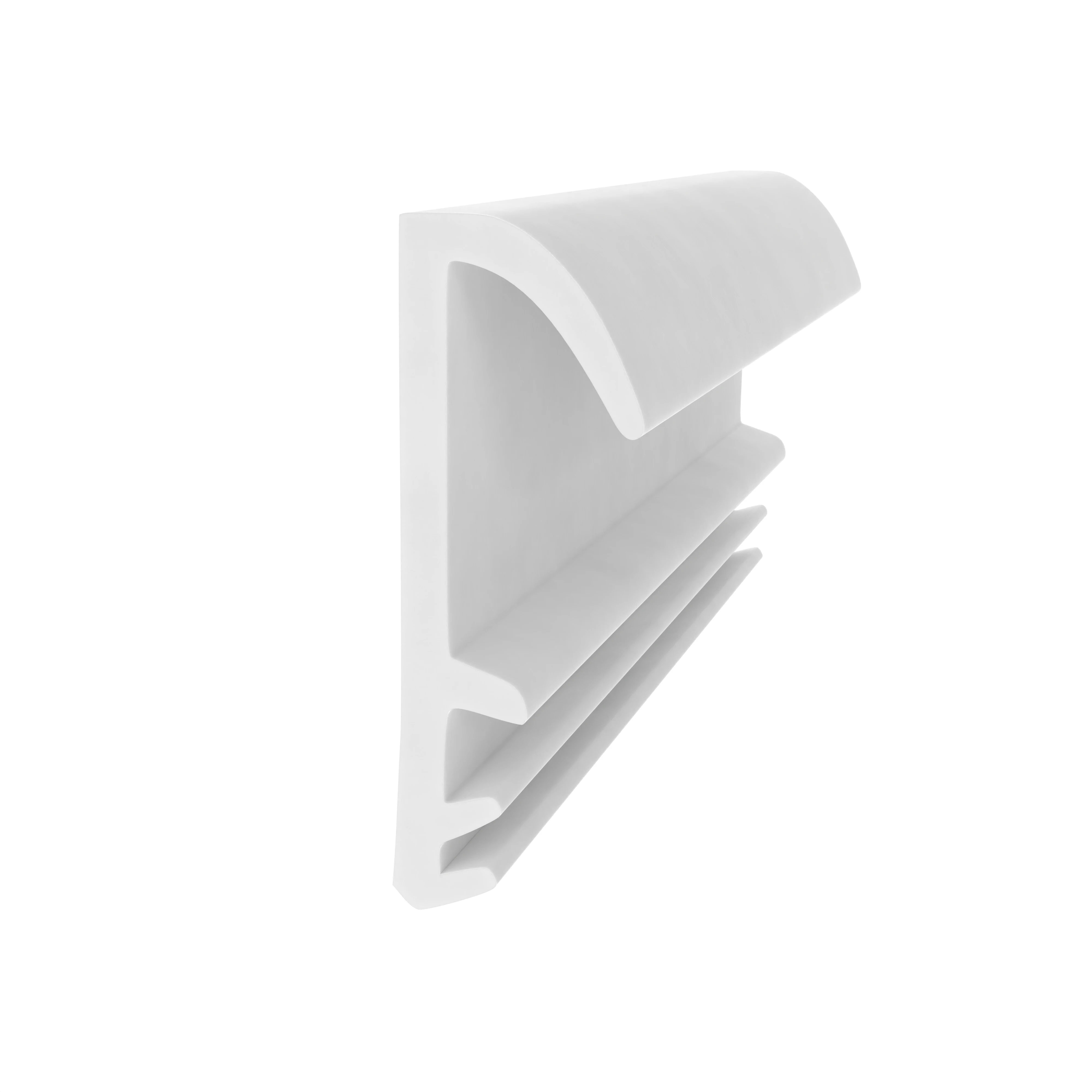 Flügelfalzdichtung für Holzfenster und -türen | 15 mm Falzhöhe | Farbe: weiß