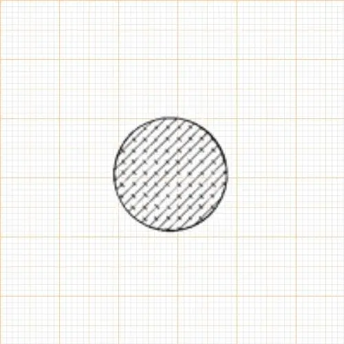 Moosgummidichtung rund | 18 mm Durchmesser | Farbe: schwarz